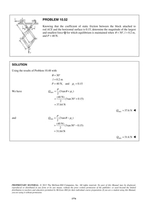 Solucionario Estatica, Beer, 10ma edición, 