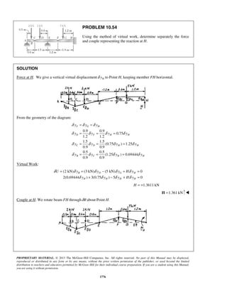 Solucionario Estatica, Beer, 10ma edición, 