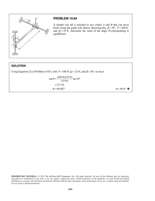 Solucionario Estatica, Beer, 10ma edición, 