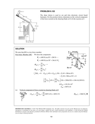Solucionario Estatica, Beer, 10ma edición, 