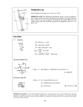 Solucionario Estatica, Beer, 10ma edición, 