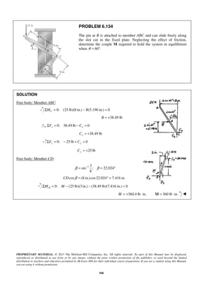 Solucionario Estatica, Beer, 10ma edición, 