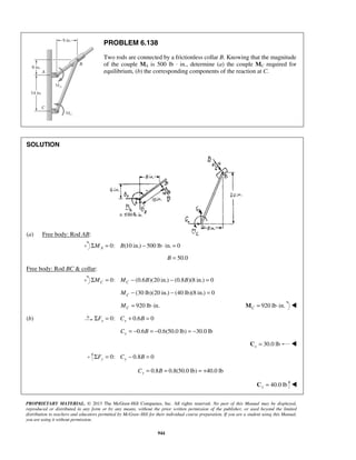 Solucionario Estatica, Beer, 10ma edición, 