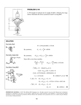 Solucionario Estatica, Beer, 10ma edición, 