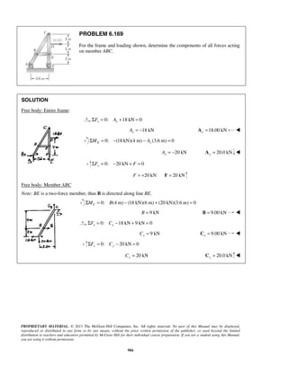 Solucionario Estatica, Beer, 10ma edición, 