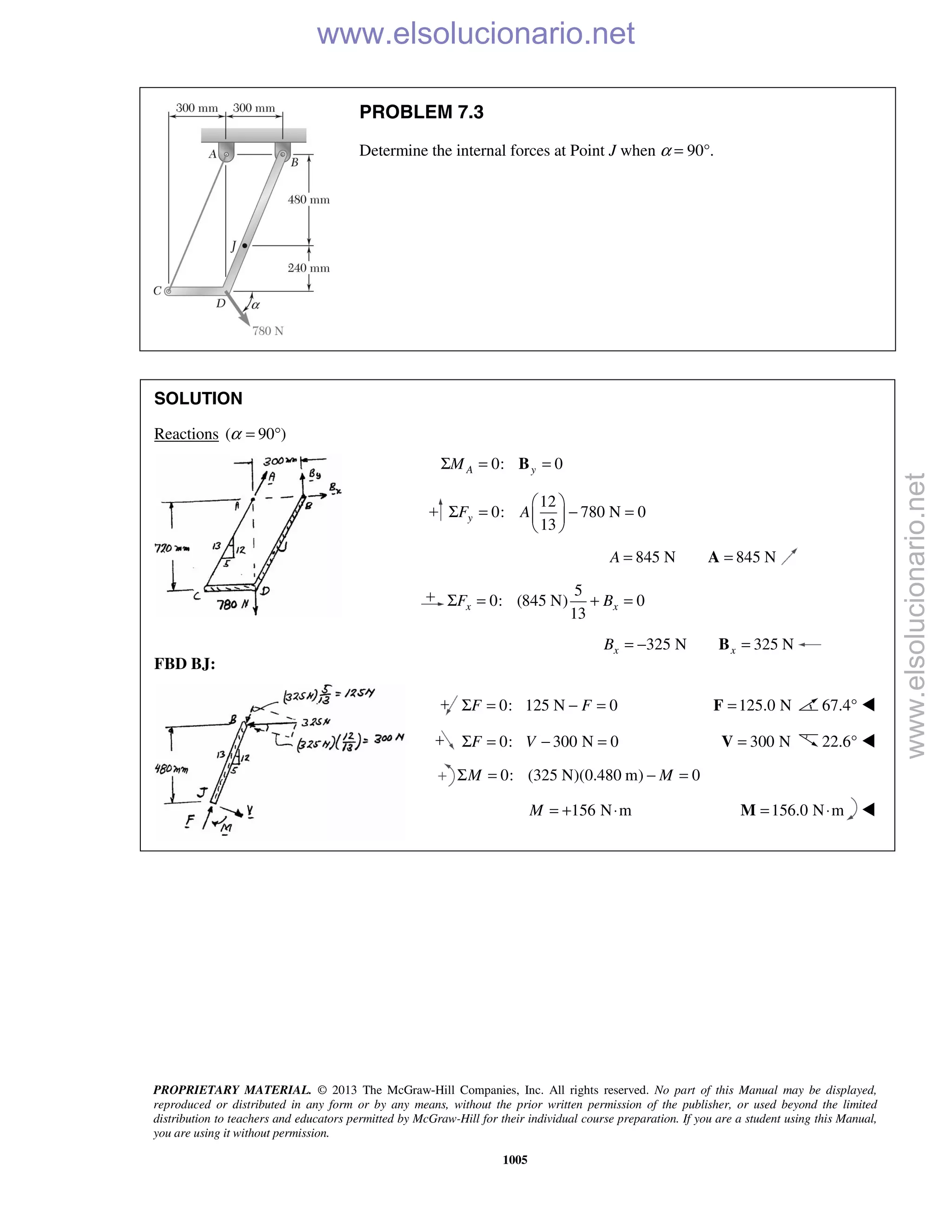 Beer vector mechanics for engineers statics 10th solutions