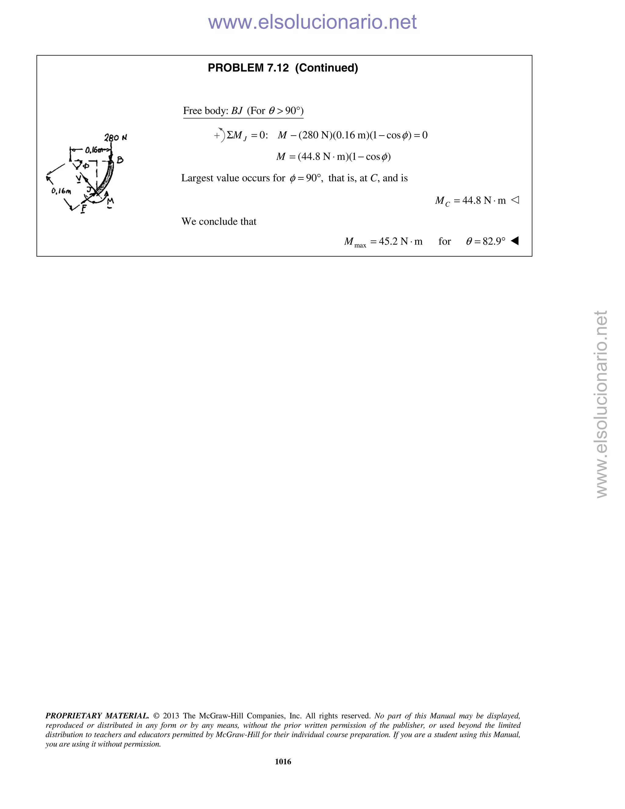 Beer vector mechanics for engineers statics 10th solutions