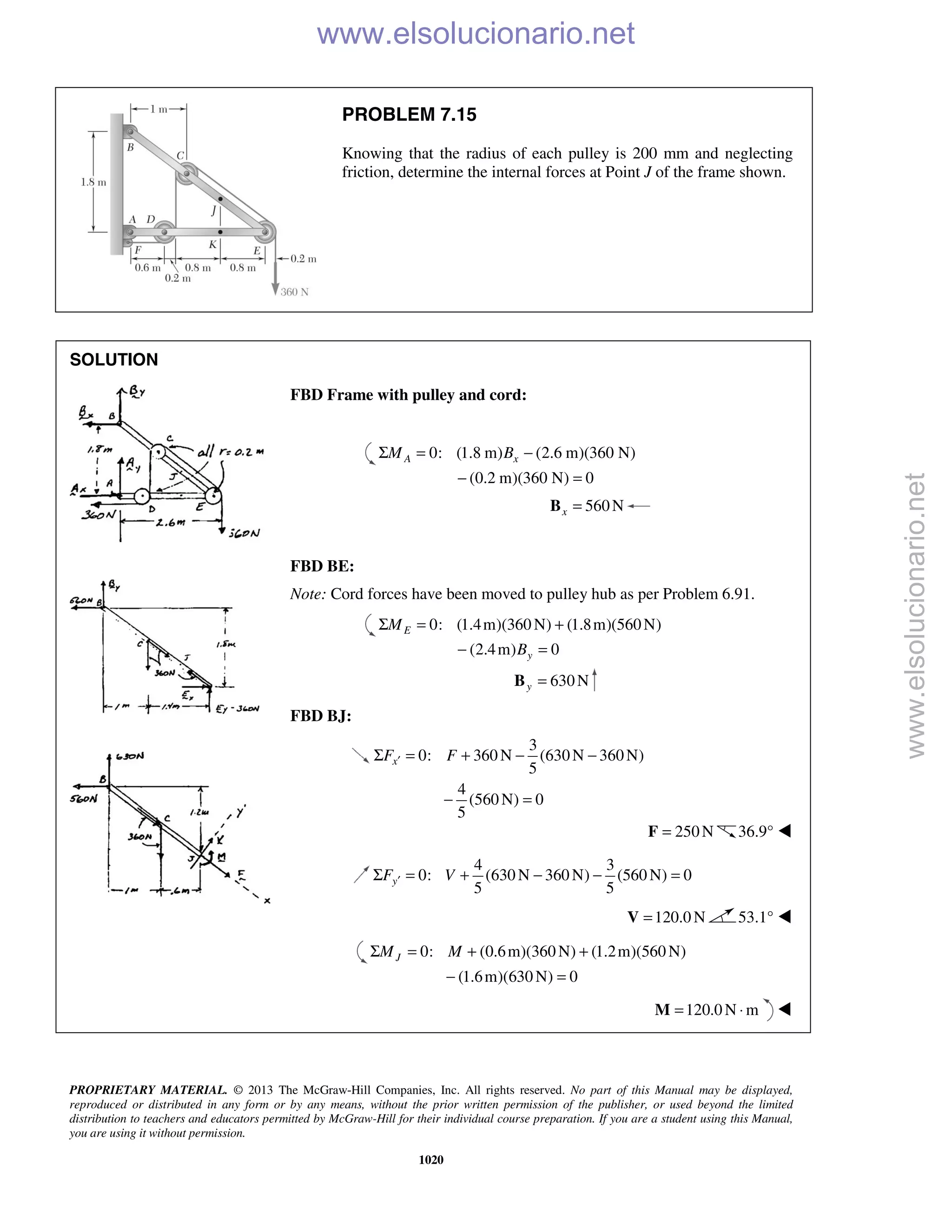 Beer vector mechanics for engineers statics 10th solutions