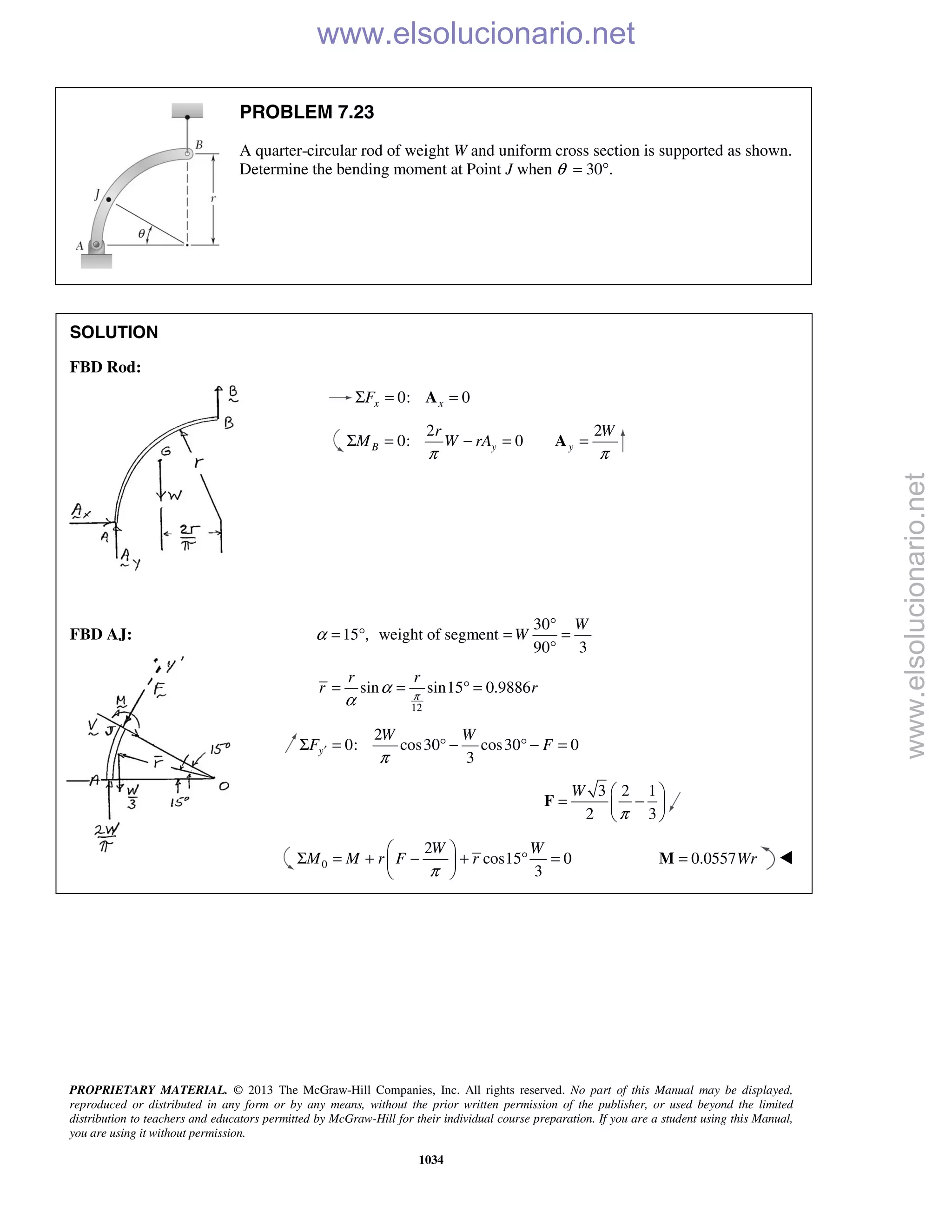 Beer vector mechanics for engineers statics 10th solutions
