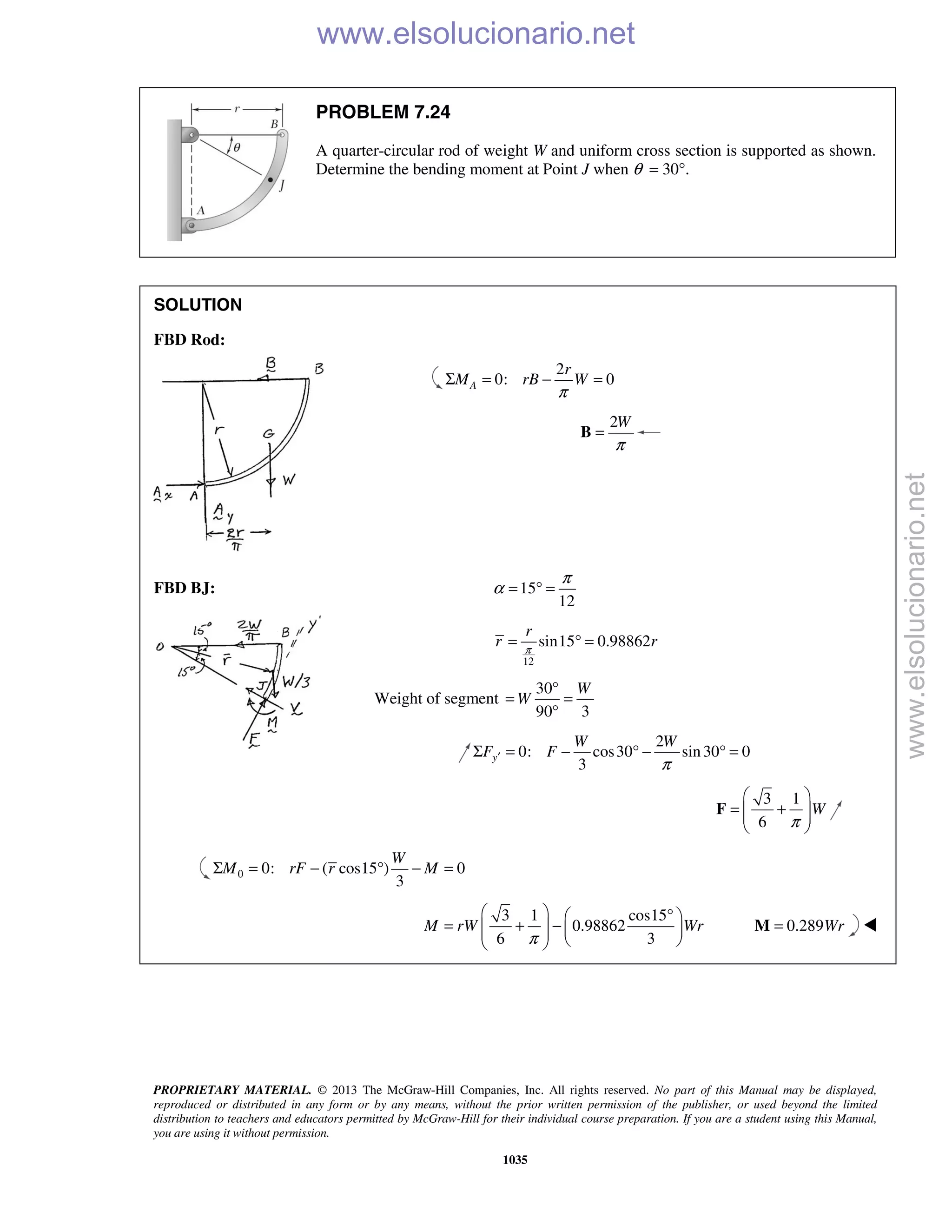 Beer vector mechanics for engineers statics 10th solutions