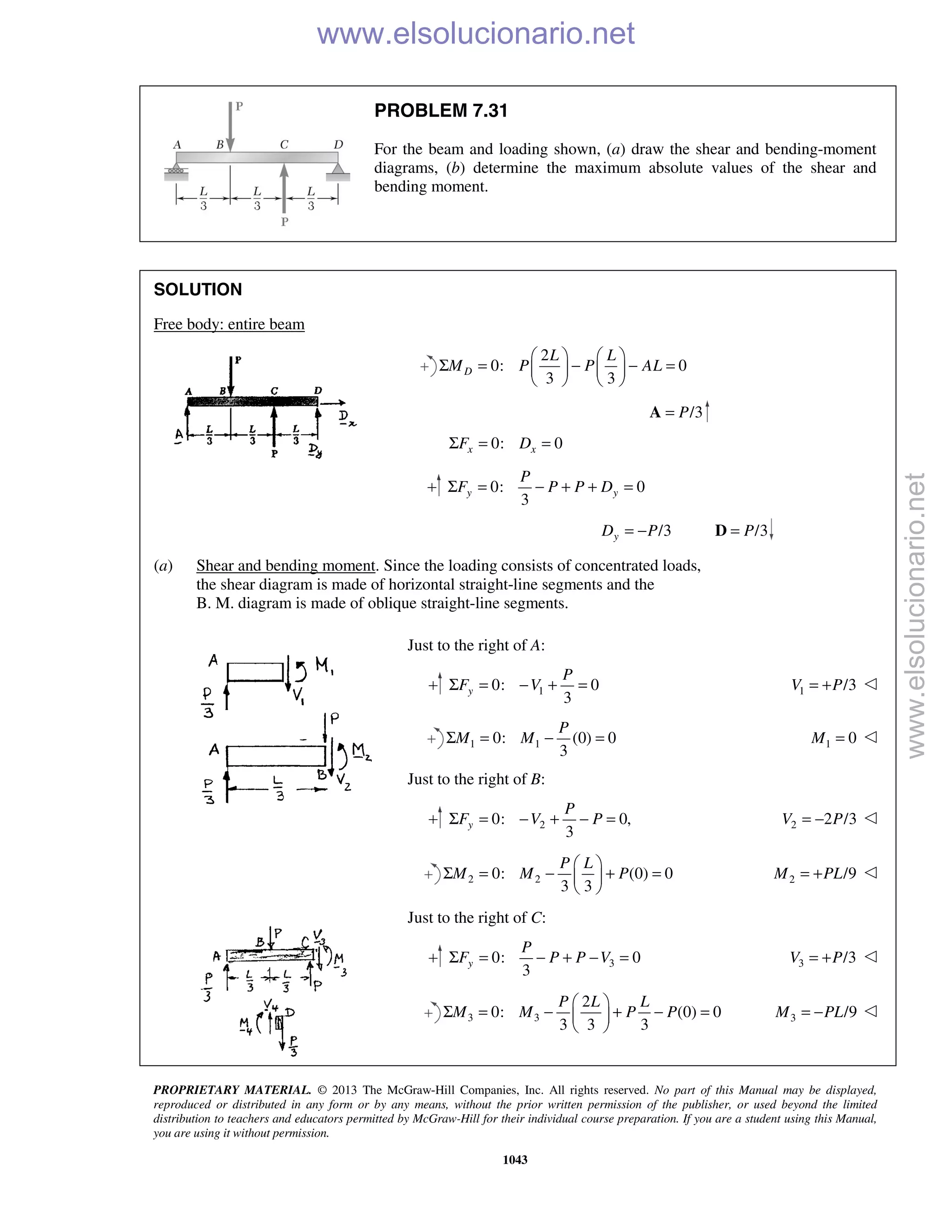Beer vector mechanics for engineers statics 10th solutions