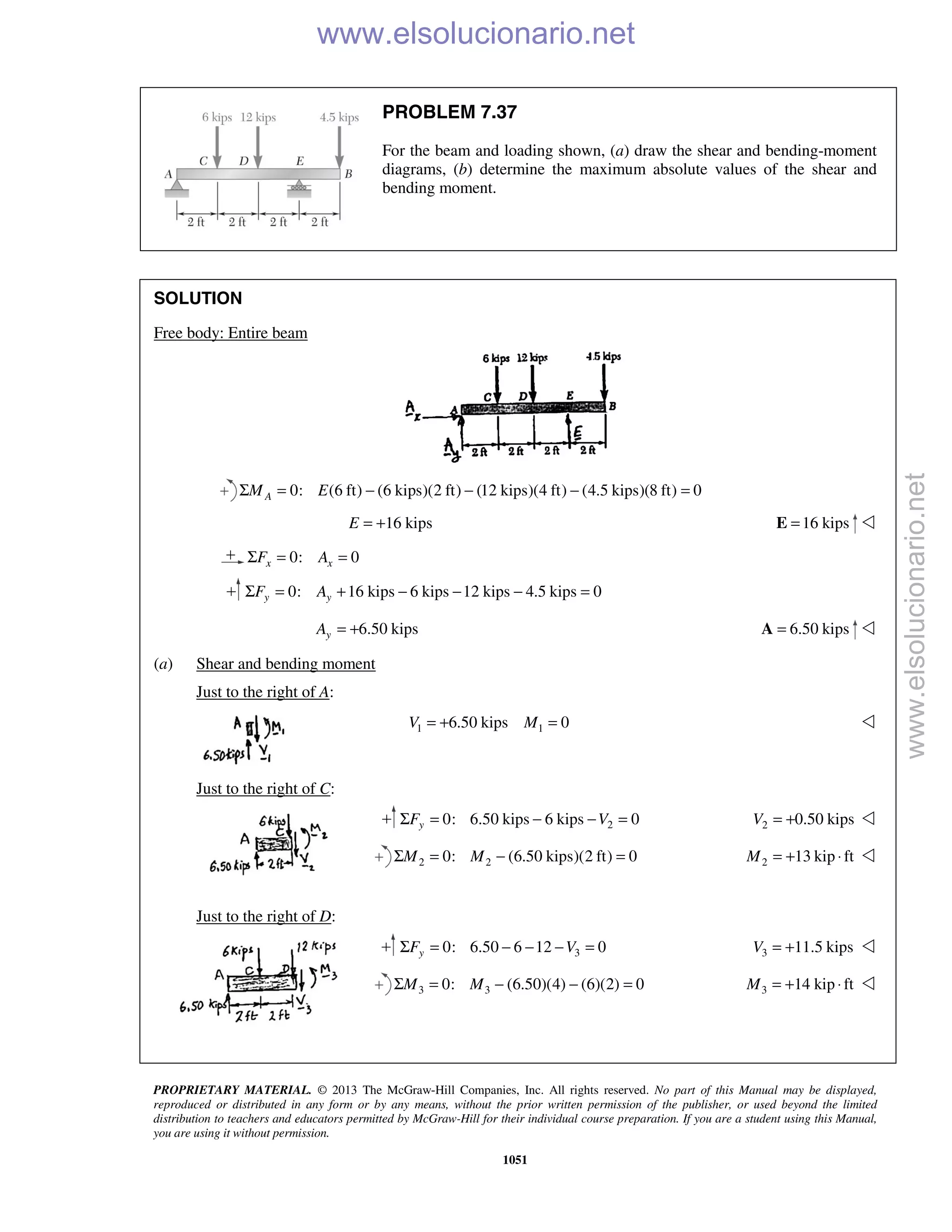 Beer vector mechanics for engineers statics 10th solutions