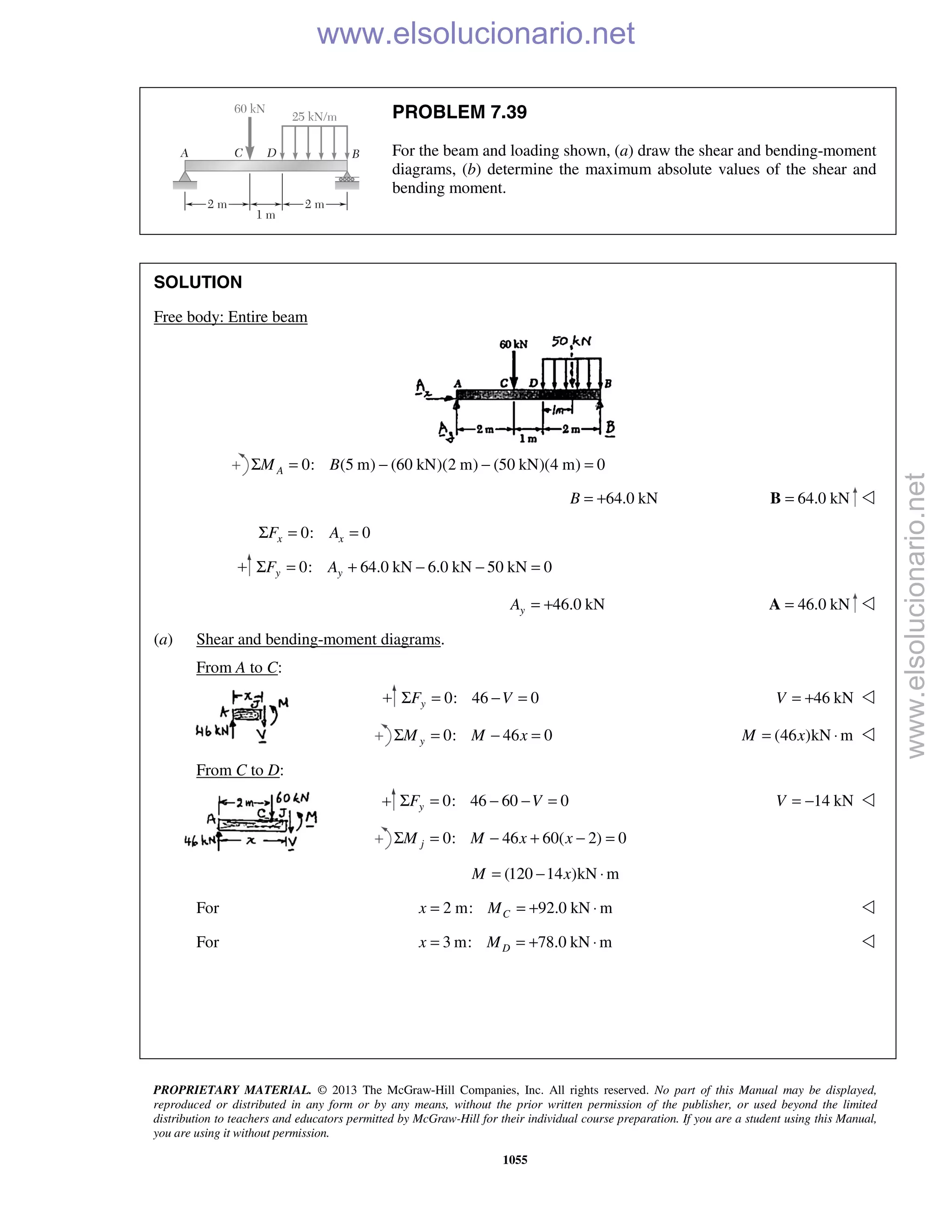 Beer vector mechanics for engineers statics 10th solutions