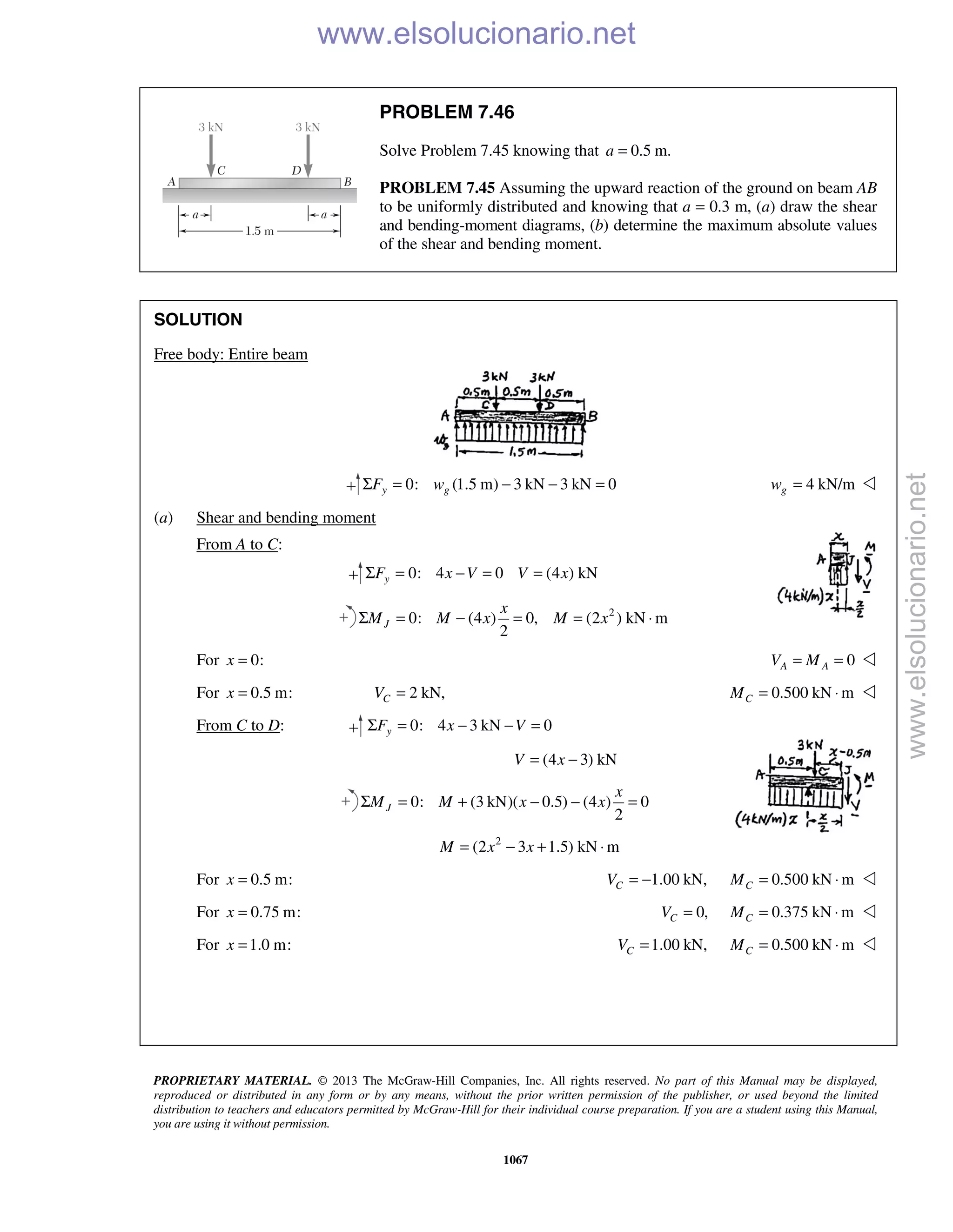 Beer vector mechanics for engineers statics 10th solutions