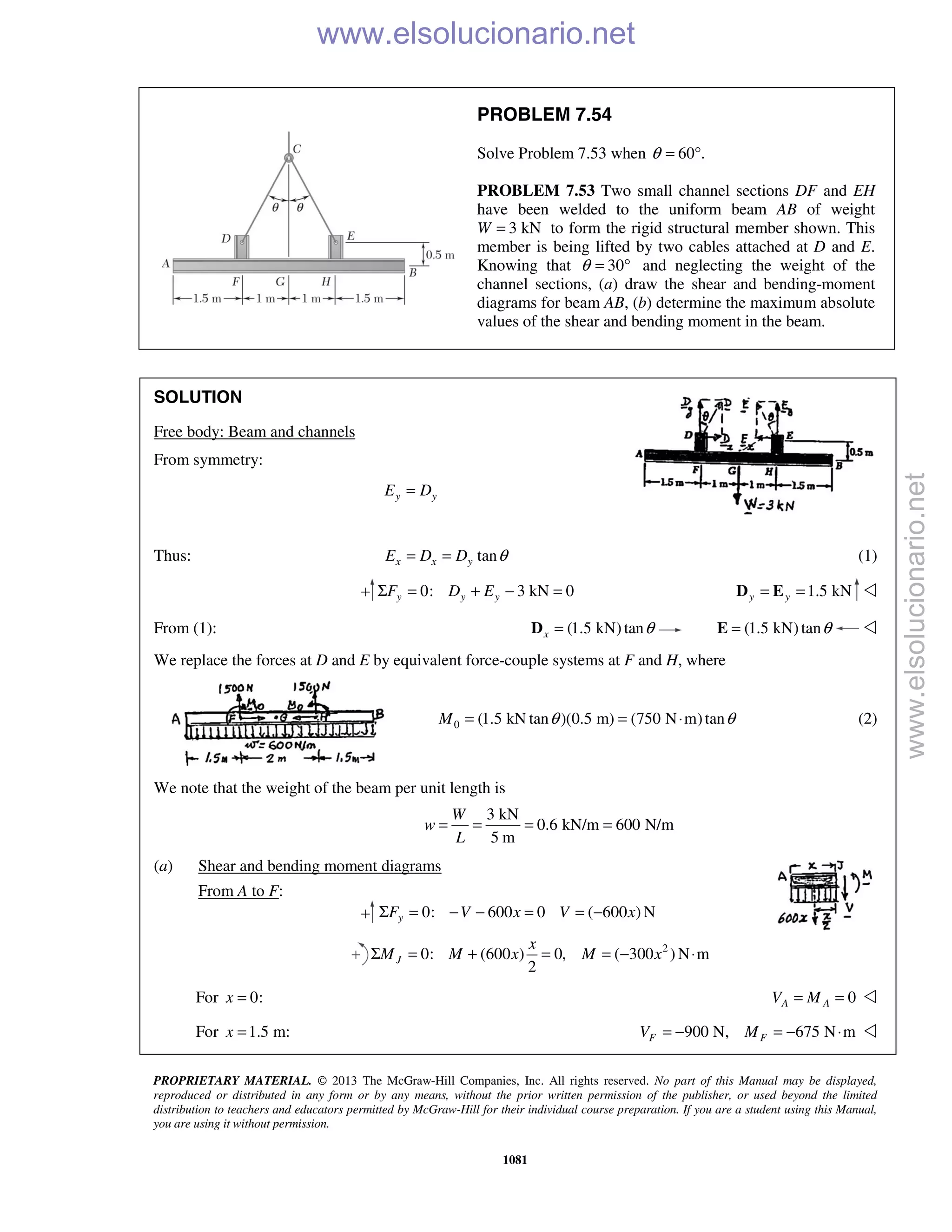 Beer vector mechanics for engineers statics 10th solutions