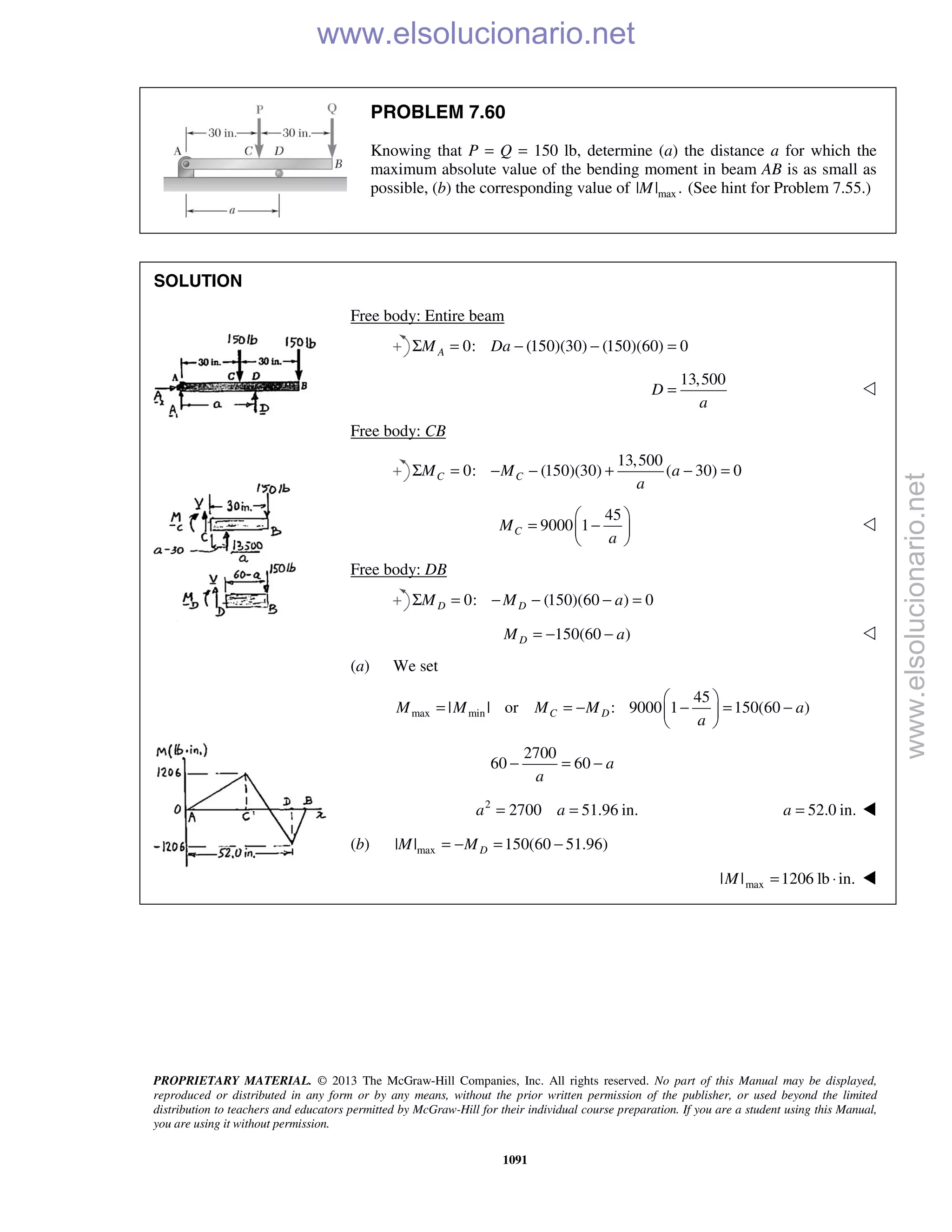 Beer vector mechanics for engineers statics 10th solutions