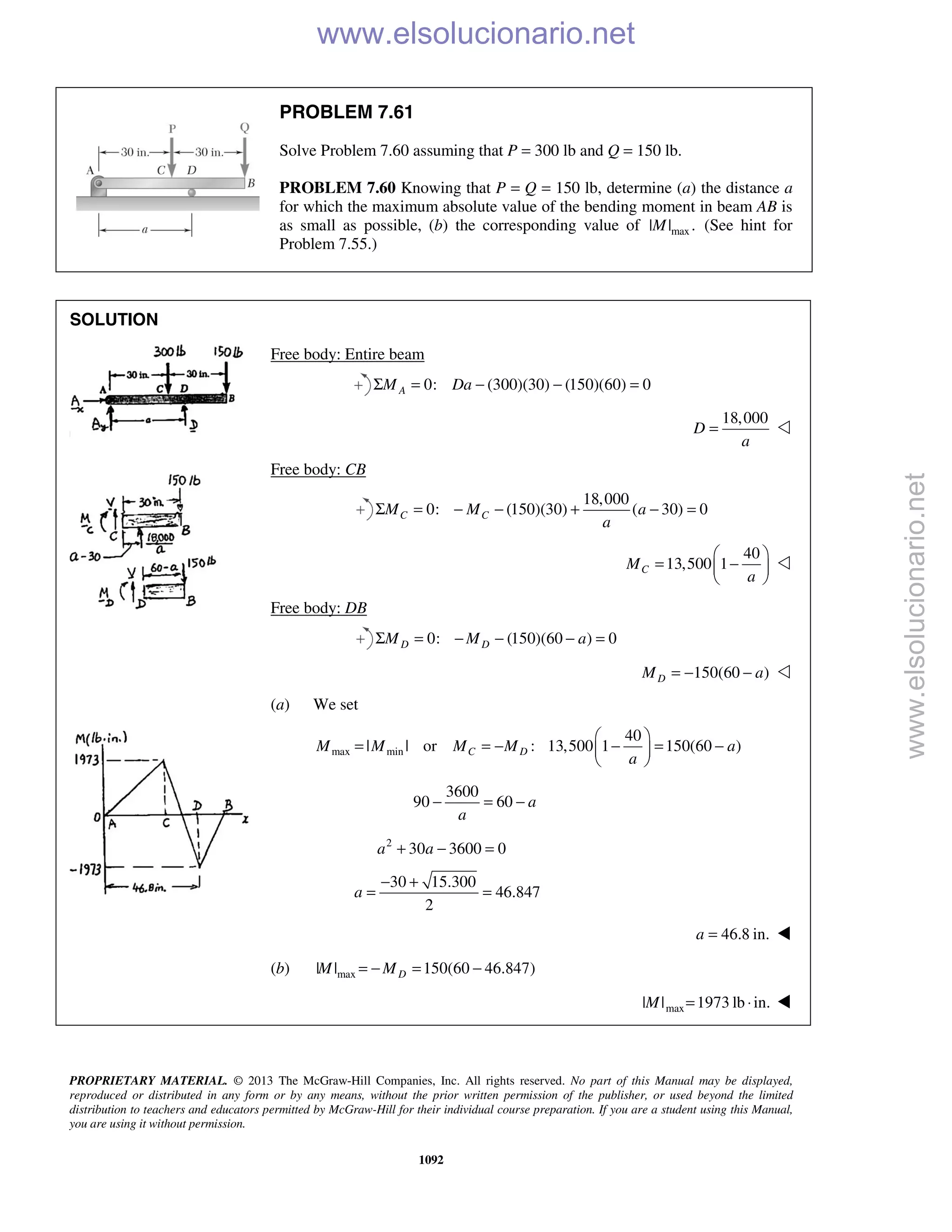 Beer vector mechanics for engineers statics 10th solutions