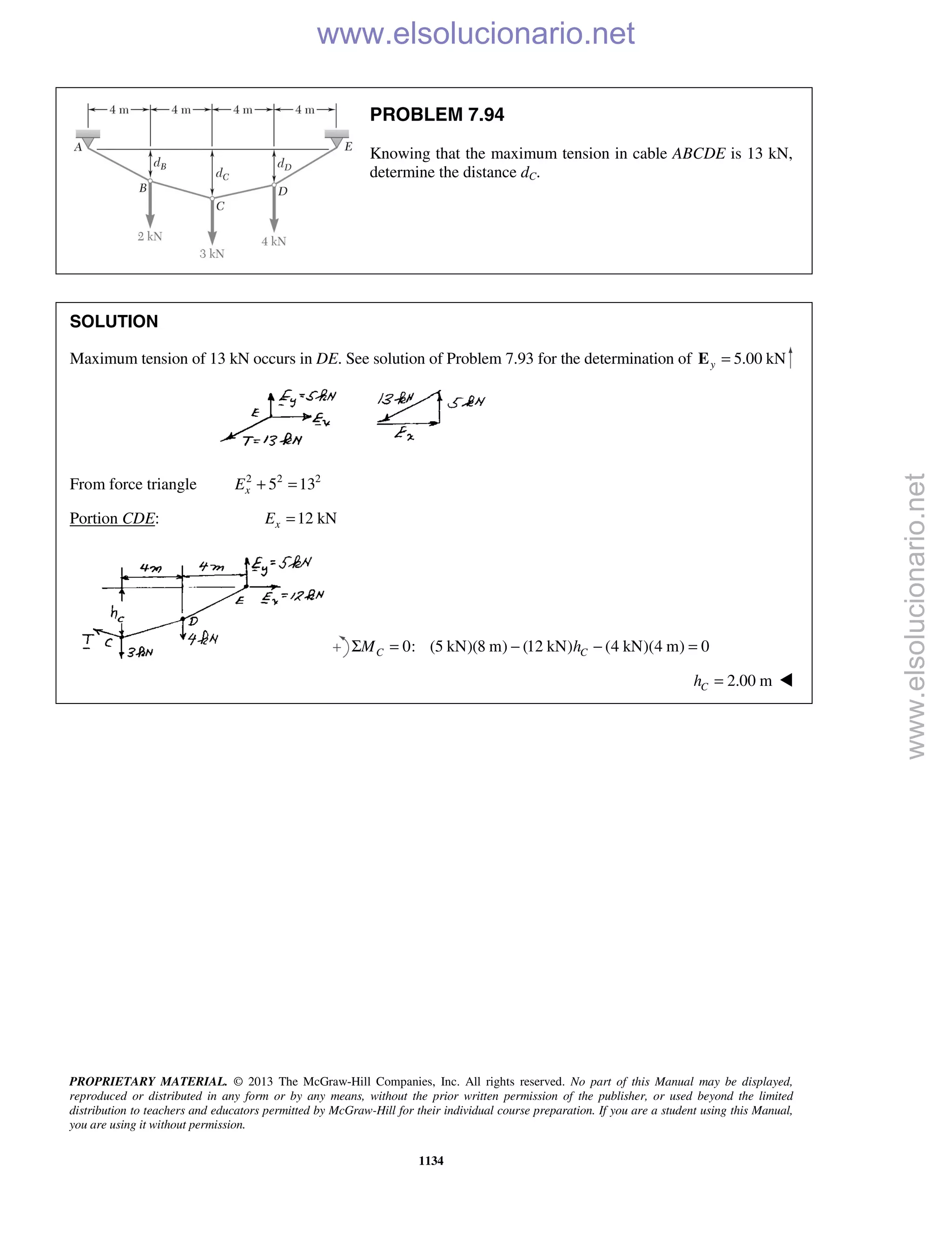Beer vector mechanics for engineers statics 10th solutions