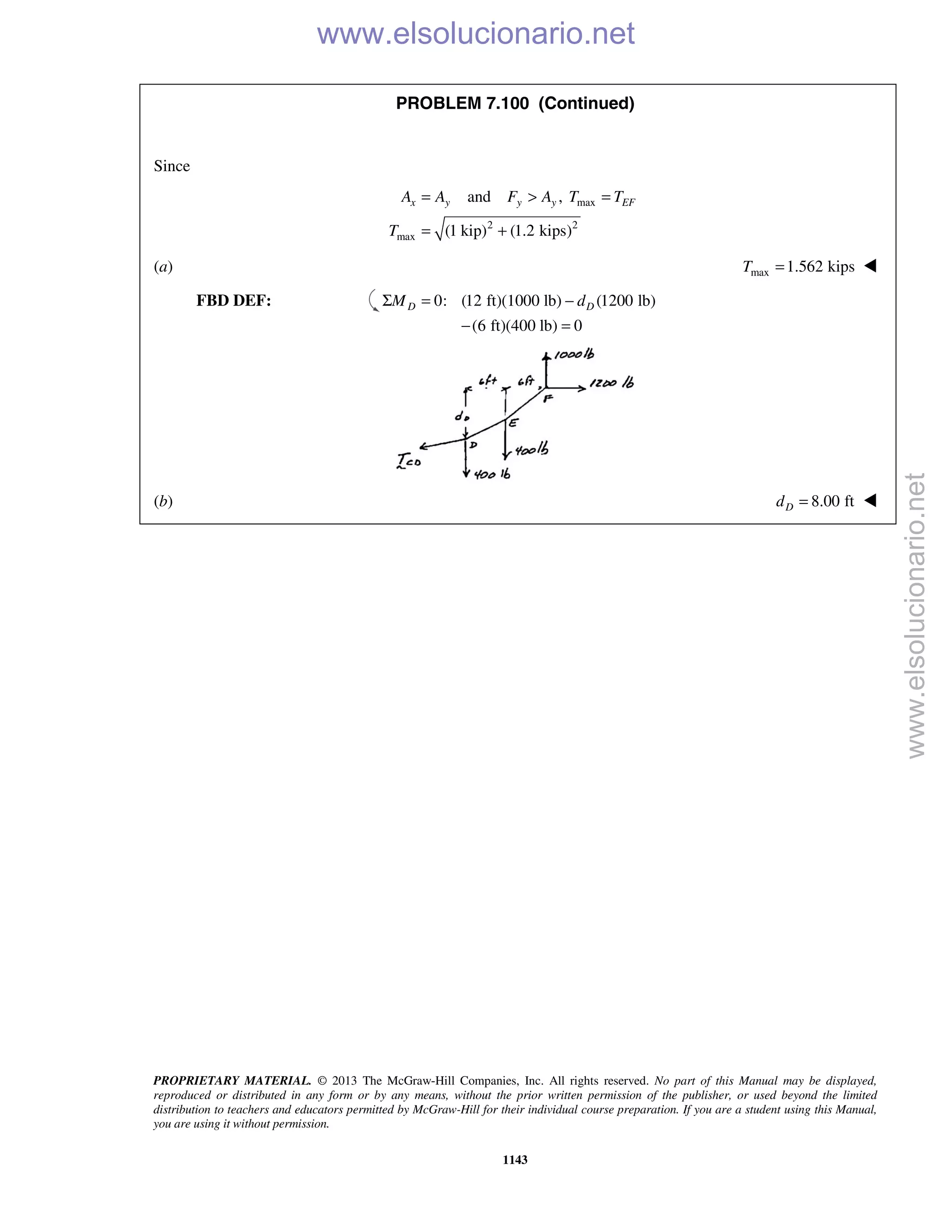 Beer vector mechanics for engineers statics 10th solutions