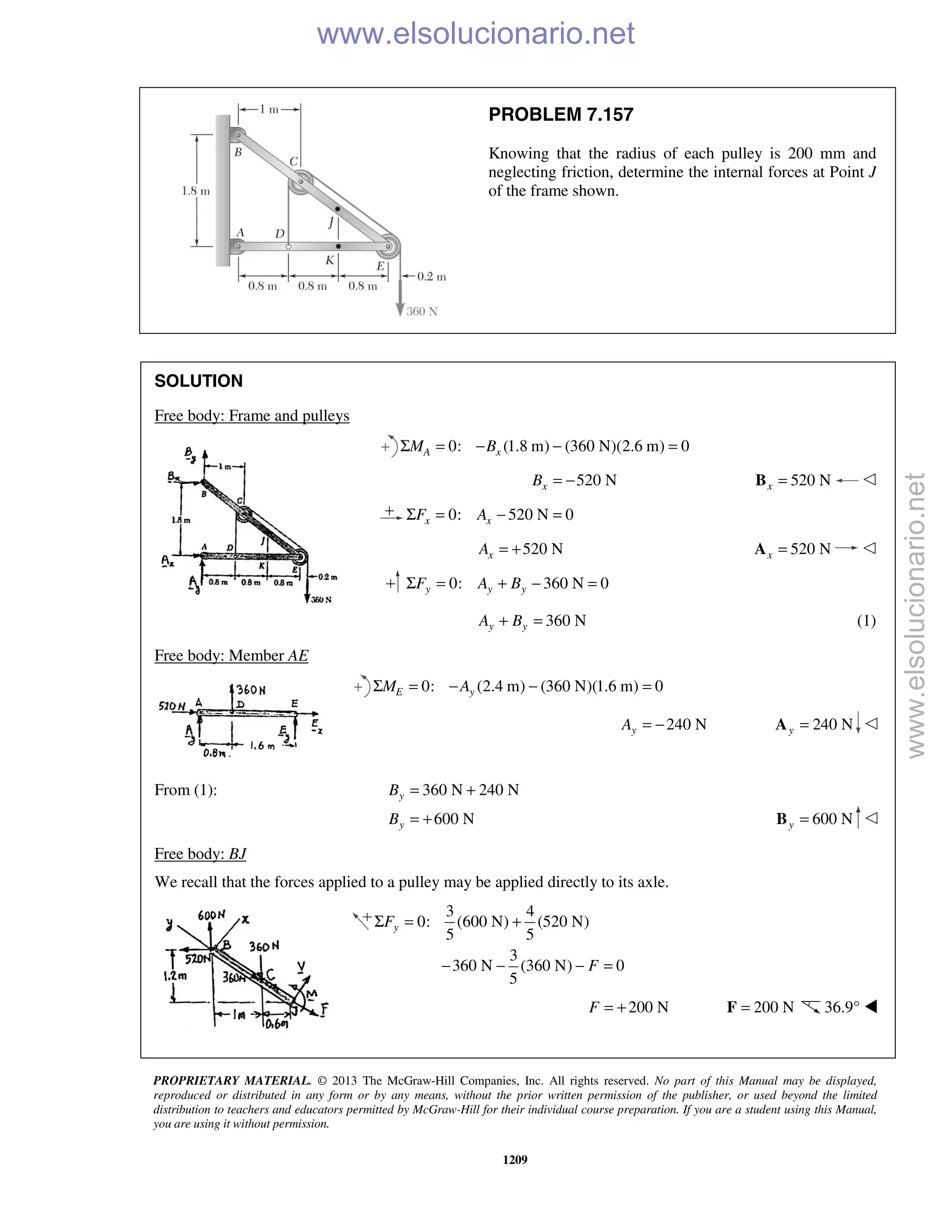 Beer vector mechanics for engineers statics 10th solutions