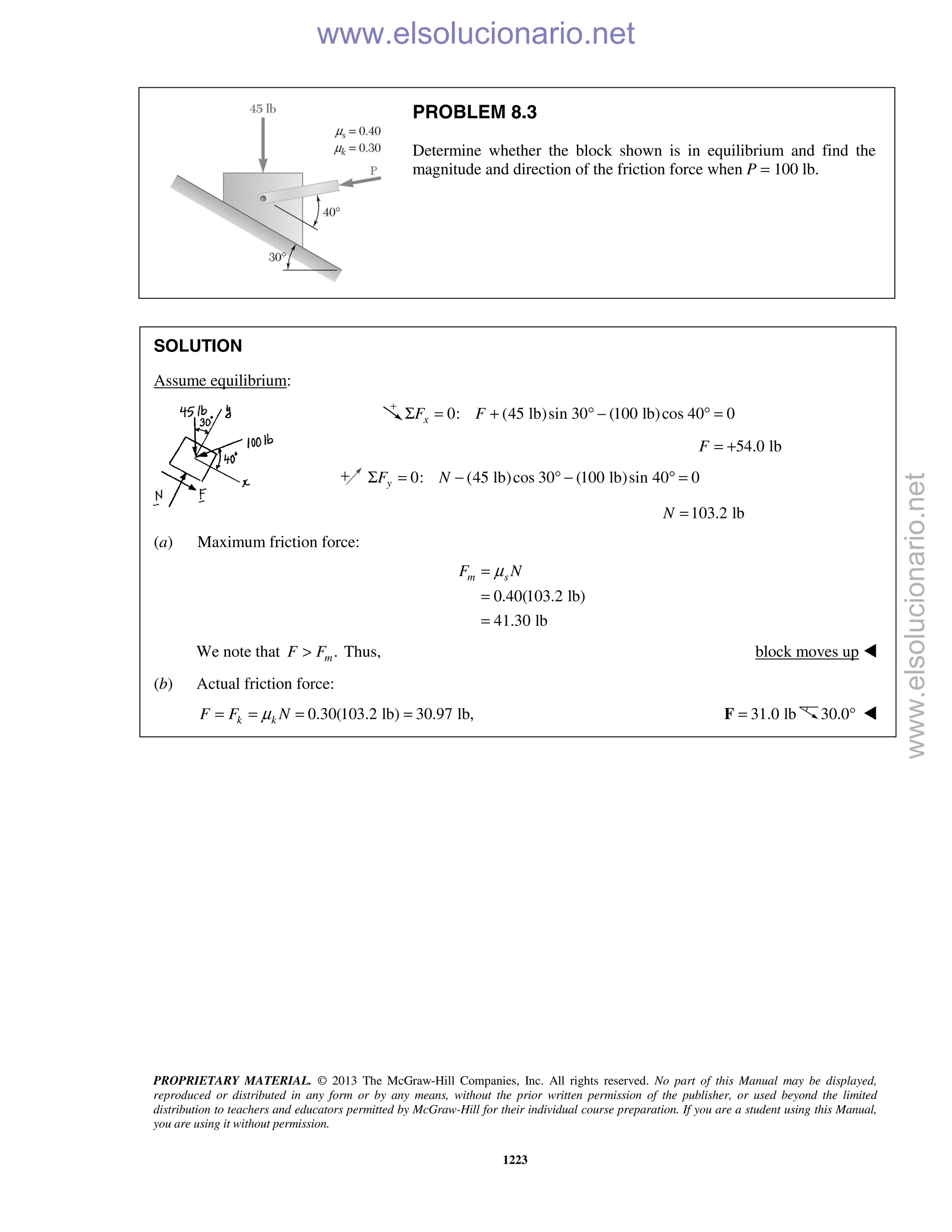 Beer vector mechanics for engineers statics 10th solutions