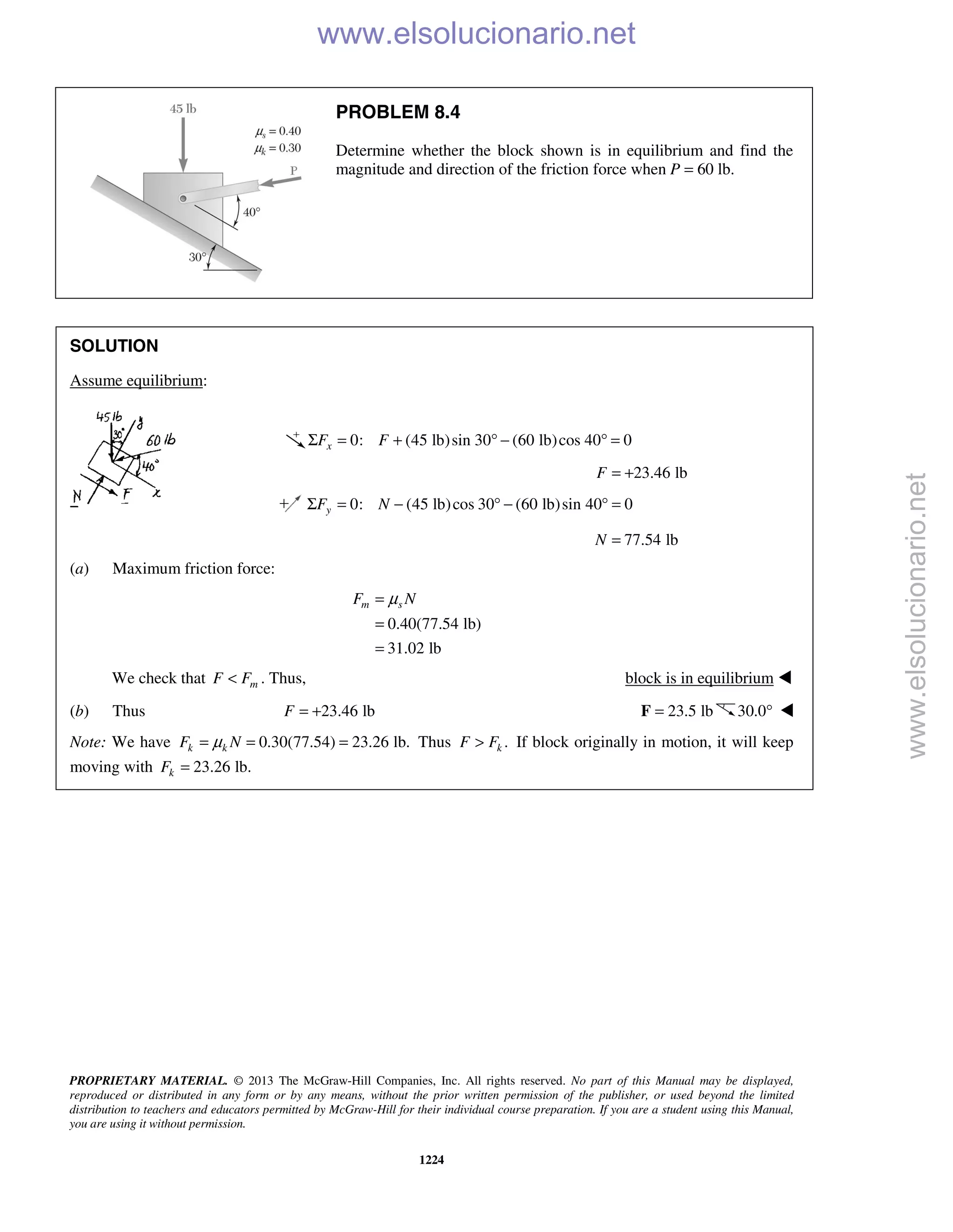 Beer vector mechanics for engineers statics 10th solutions