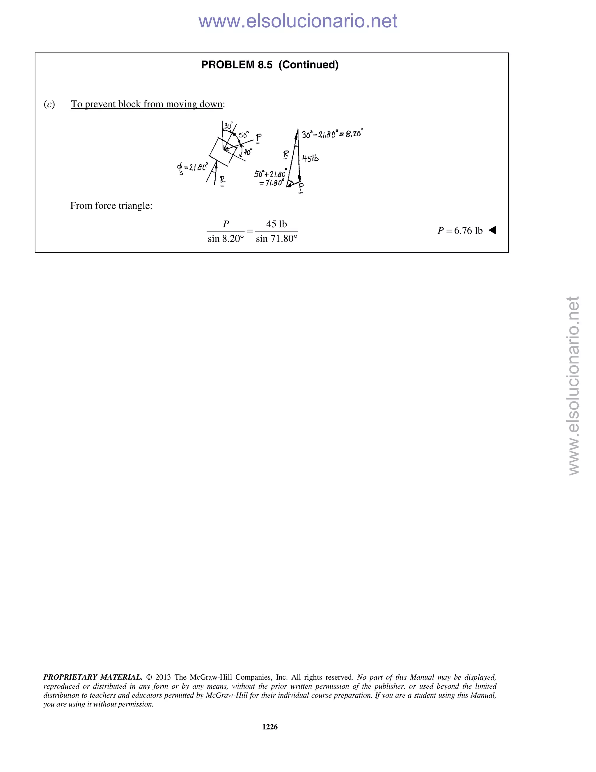 Beer vector mechanics for engineers statics 10th solutions