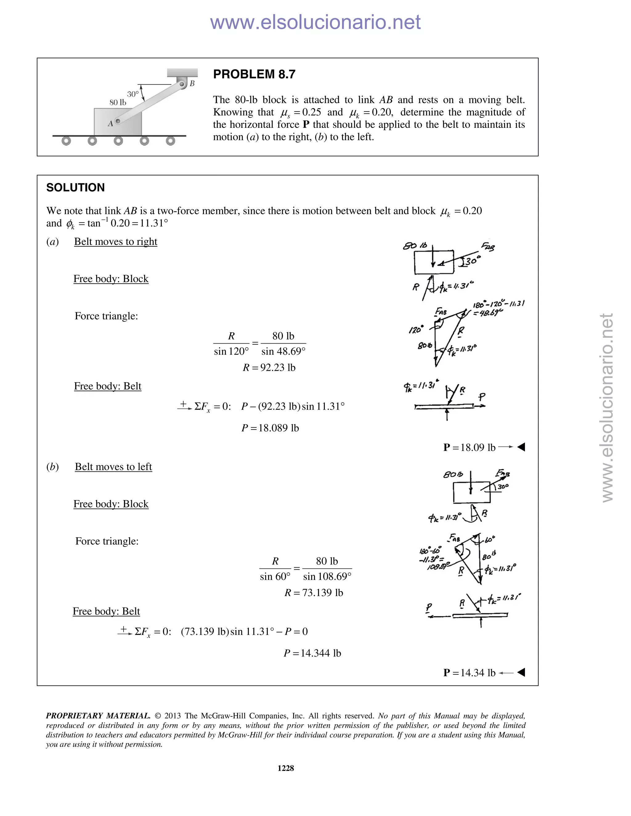 Beer vector mechanics for engineers statics 10th solutions