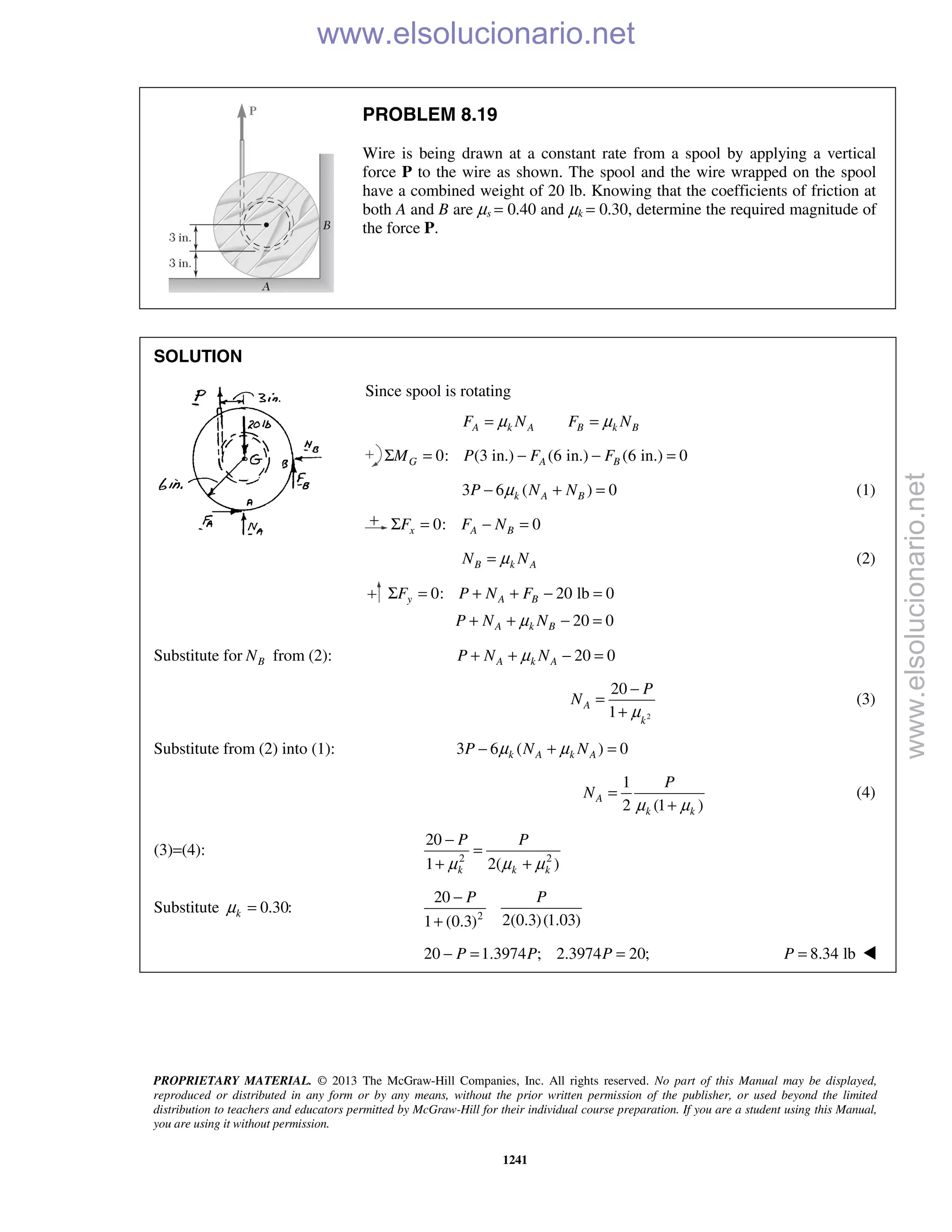 Beer vector mechanics for engineers statics 10th solutions