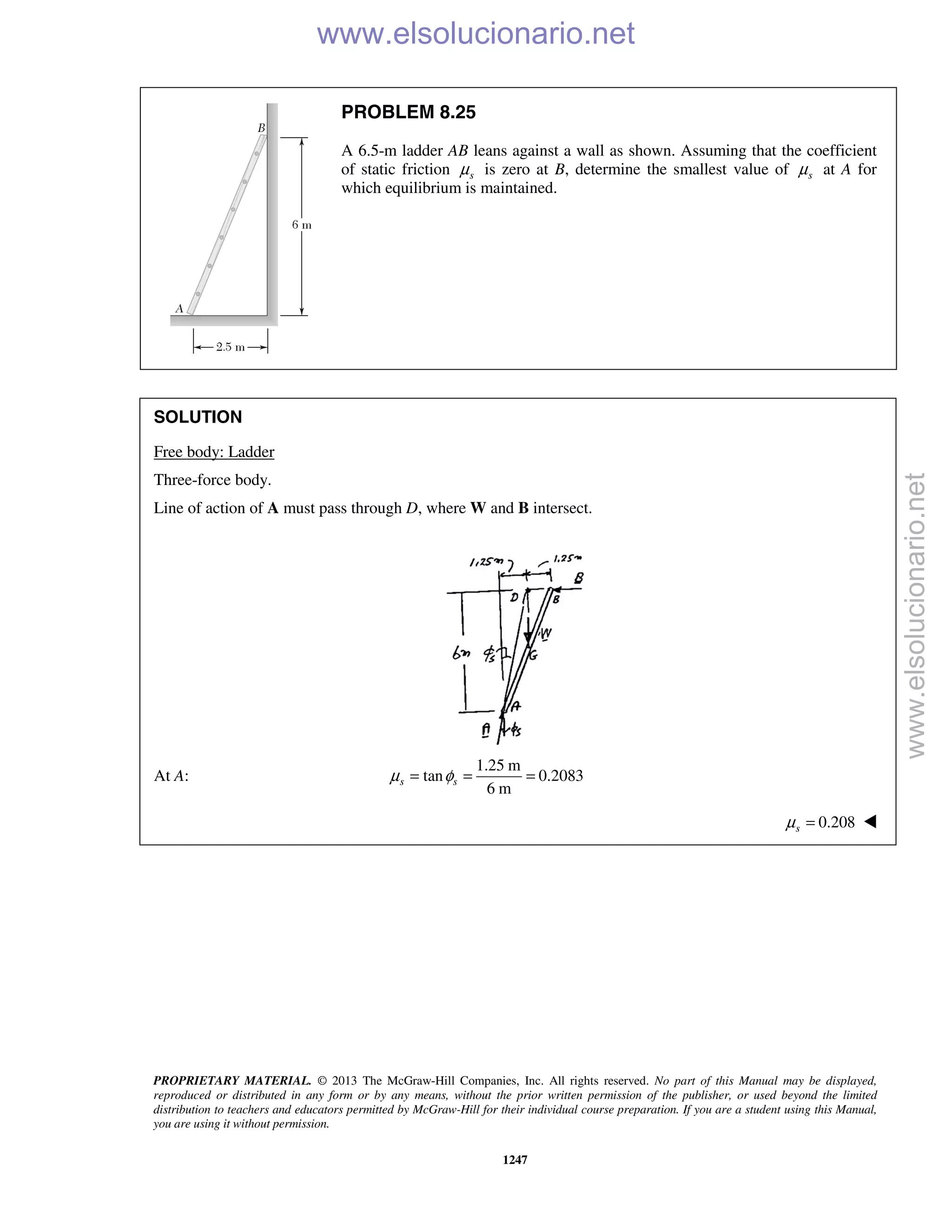 Beer vector mechanics for engineers statics 10th solutions