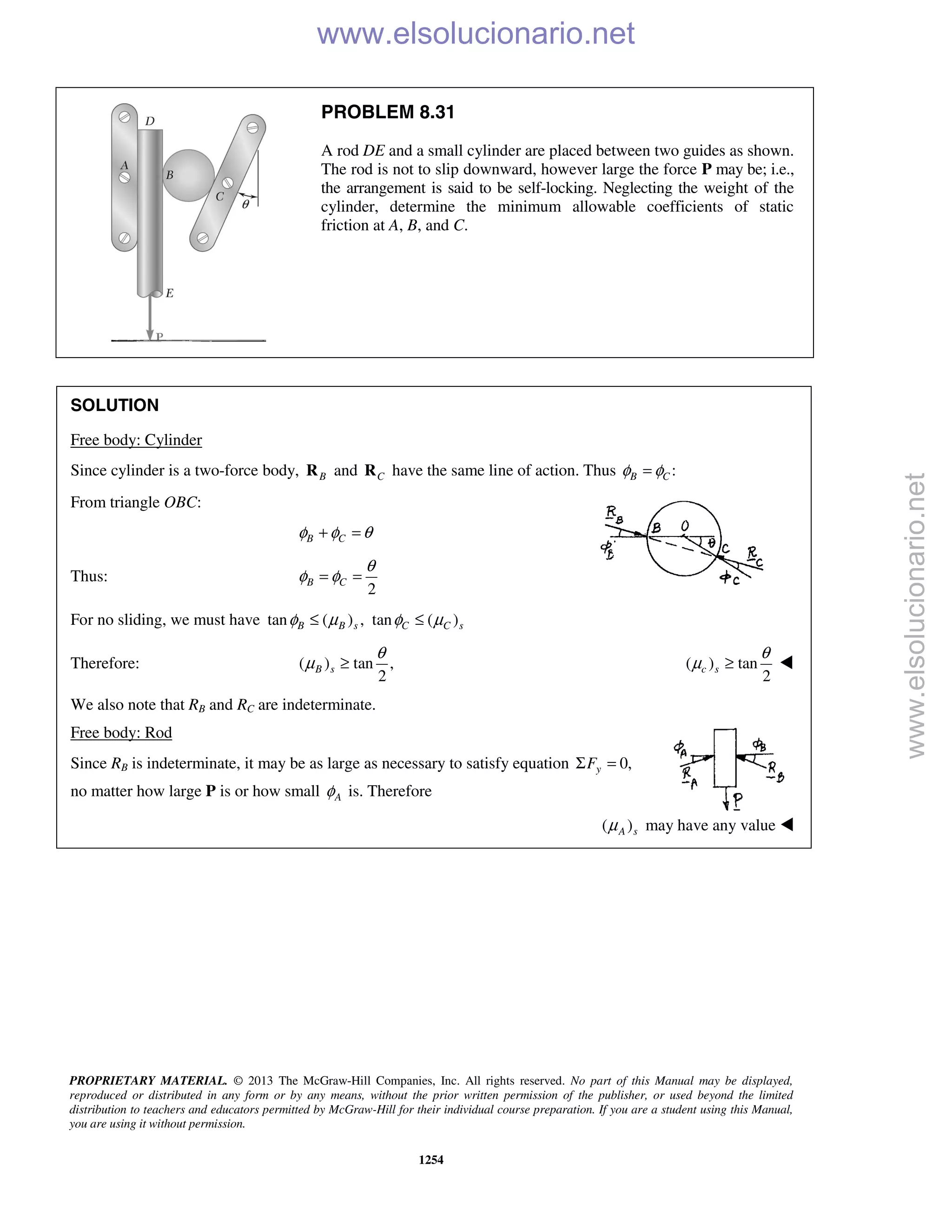 Beer vector mechanics for engineers statics 10th solutions