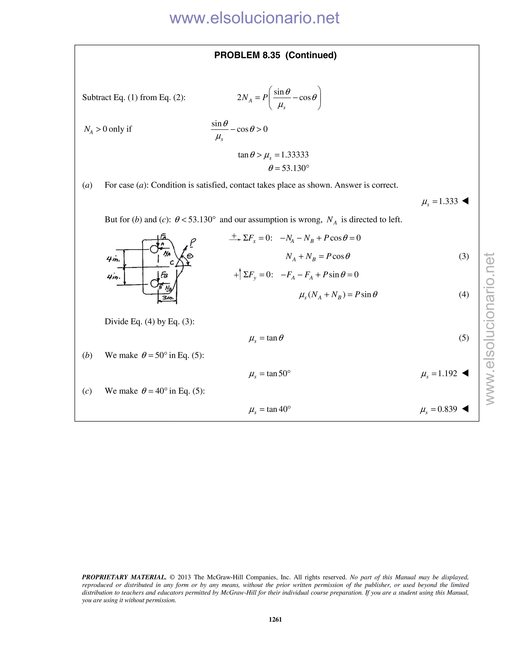 Beer vector mechanics for engineers statics 10th solutions