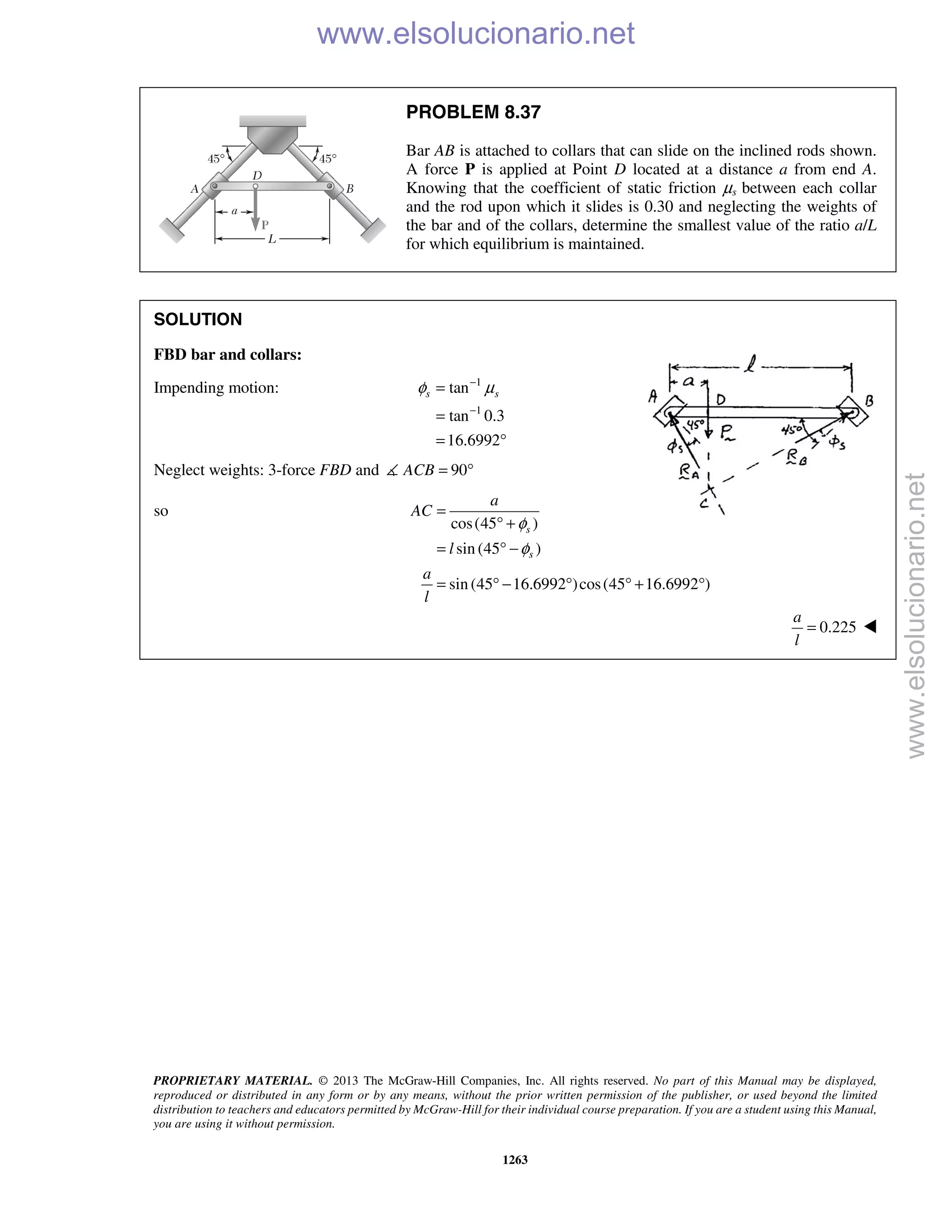 Beer vector mechanics for engineers statics 10th solutions