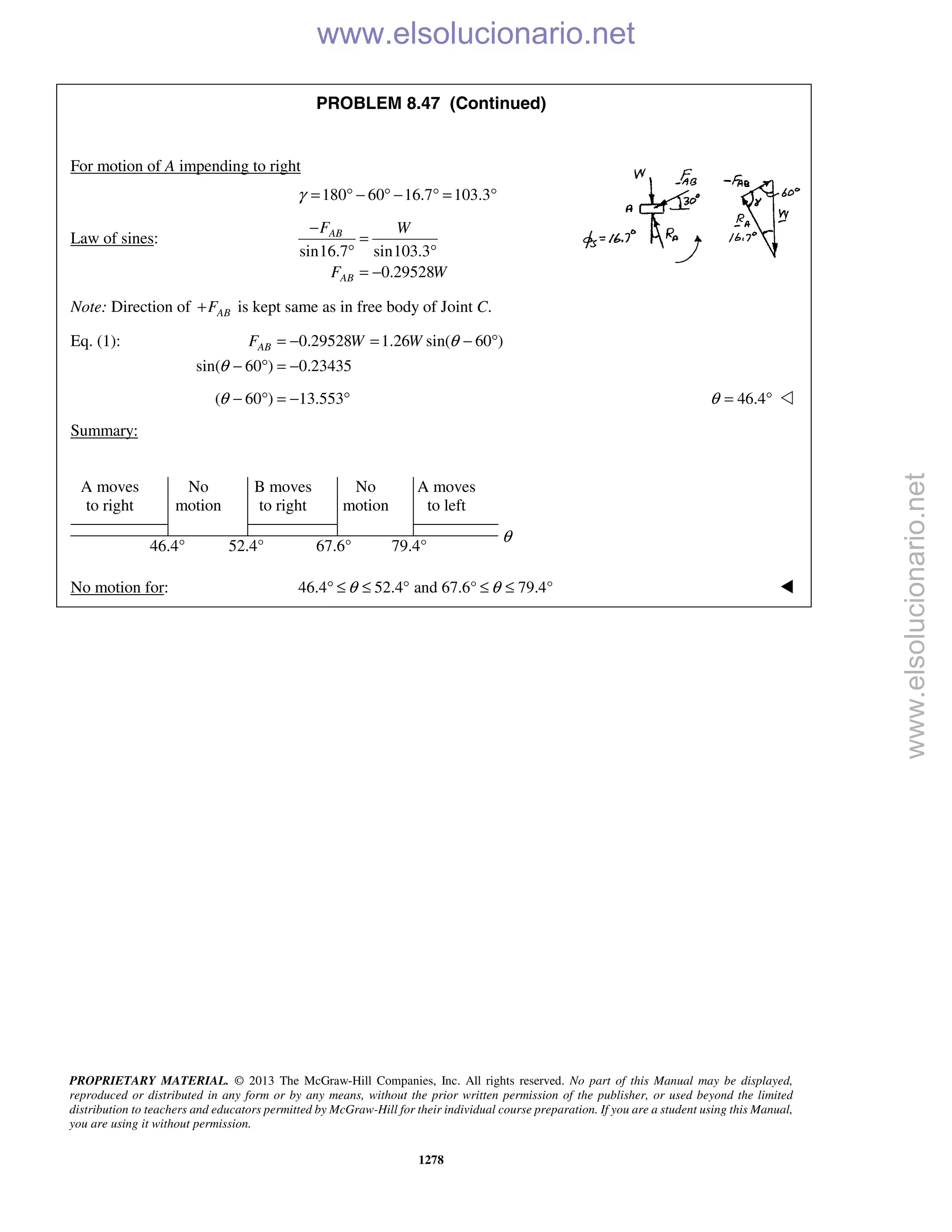 Beer vector mechanics for engineers statics 10th solutions
