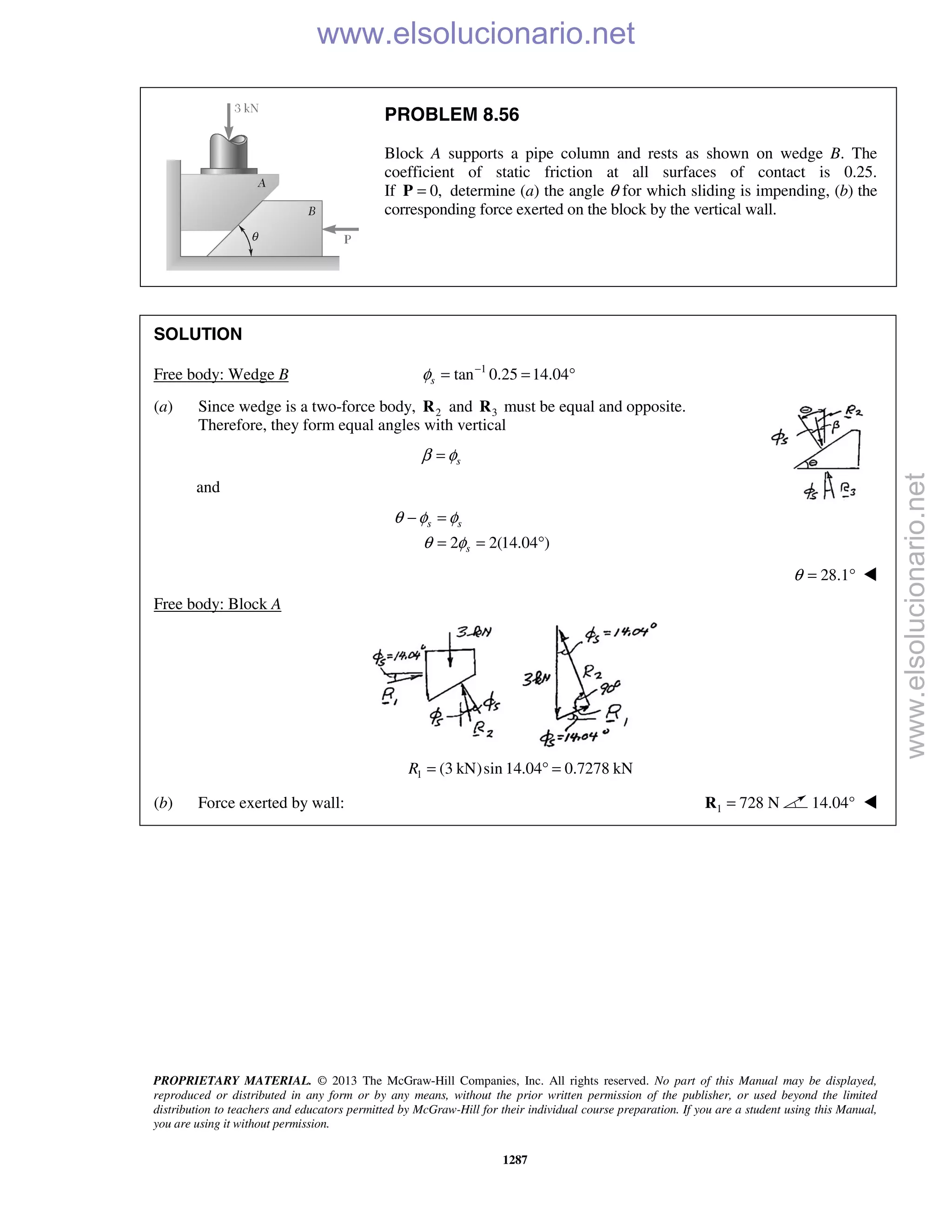 Beer vector mechanics for engineers statics 10th solutions