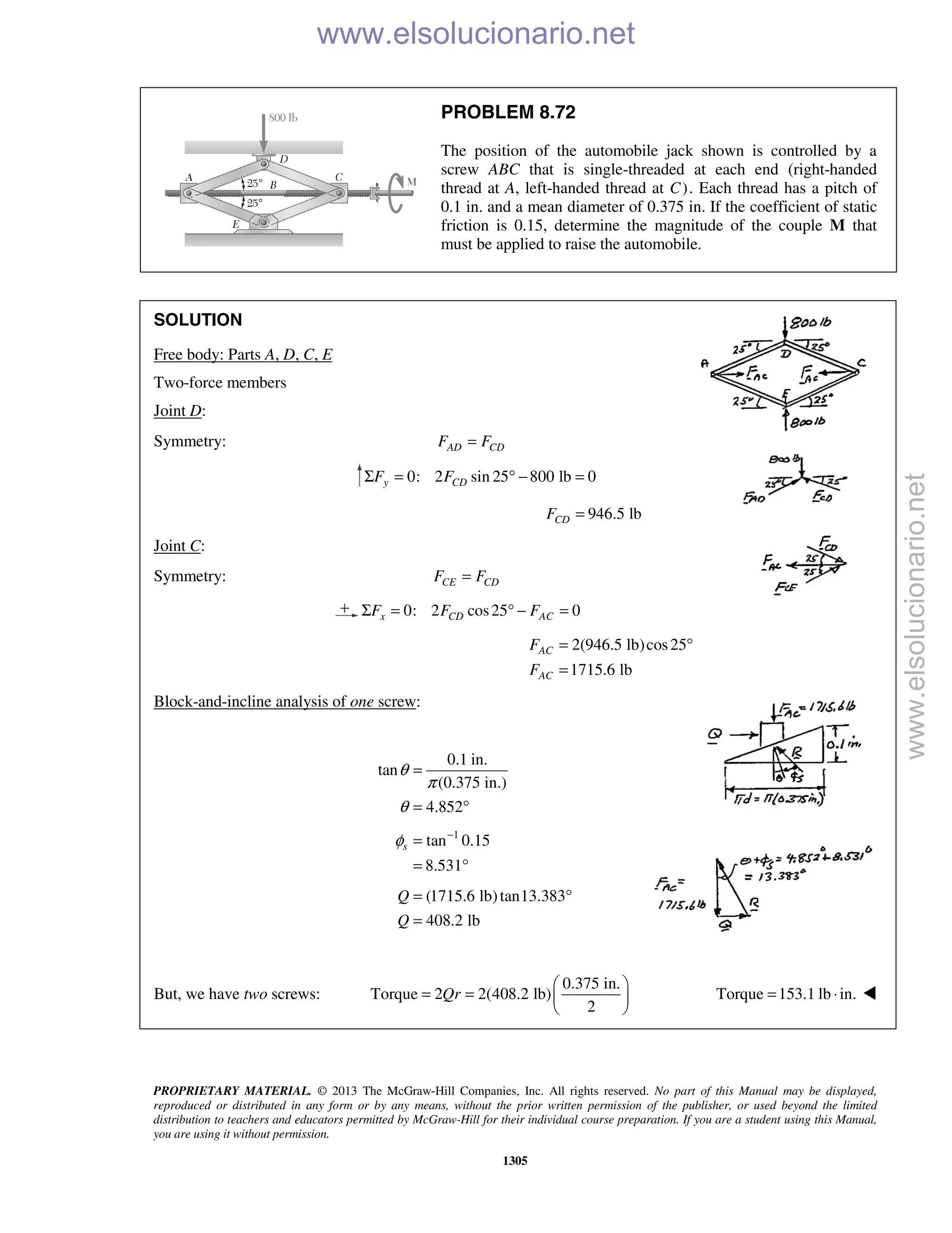 Beer vector mechanics for engineers statics 10th solutions