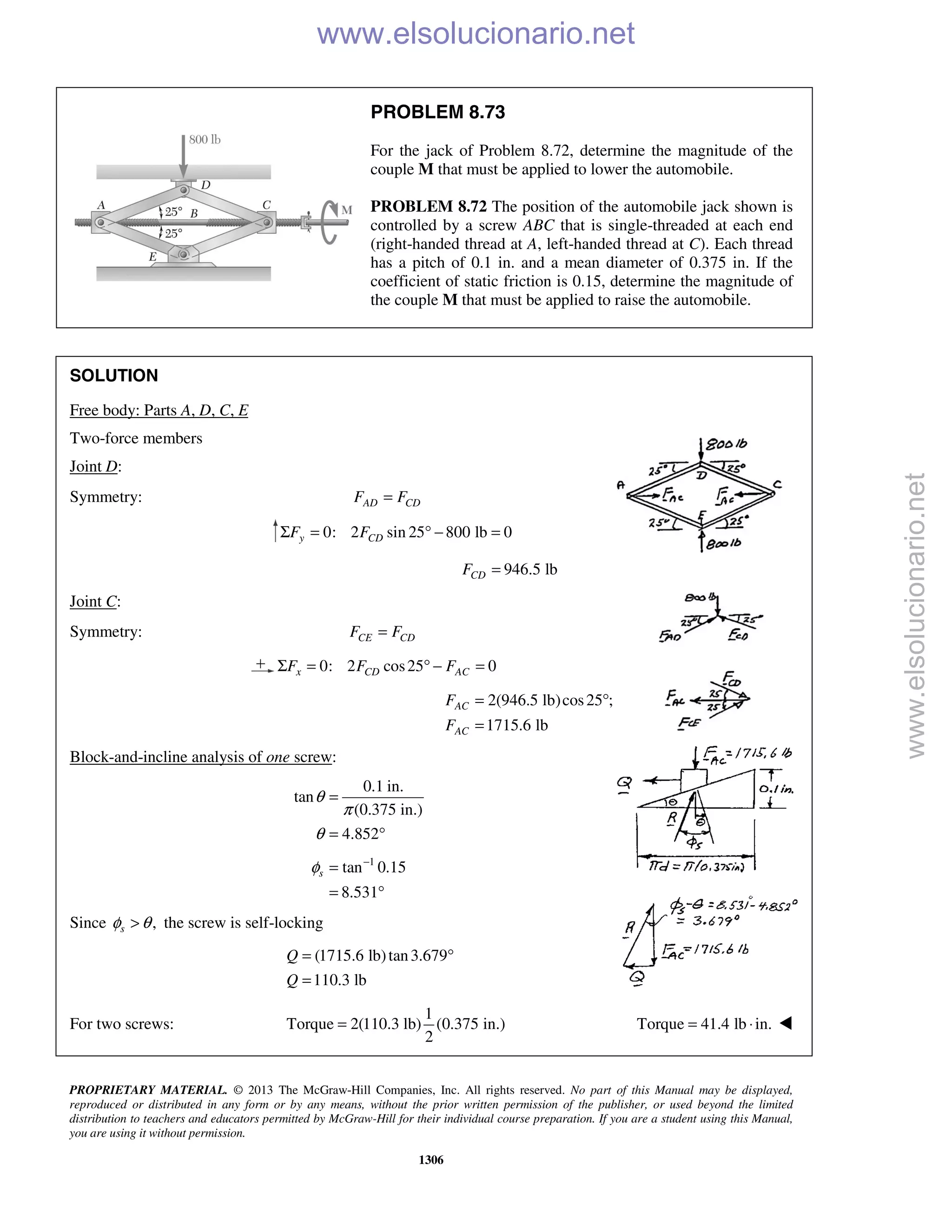 Beer vector mechanics for engineers statics 10th solutions