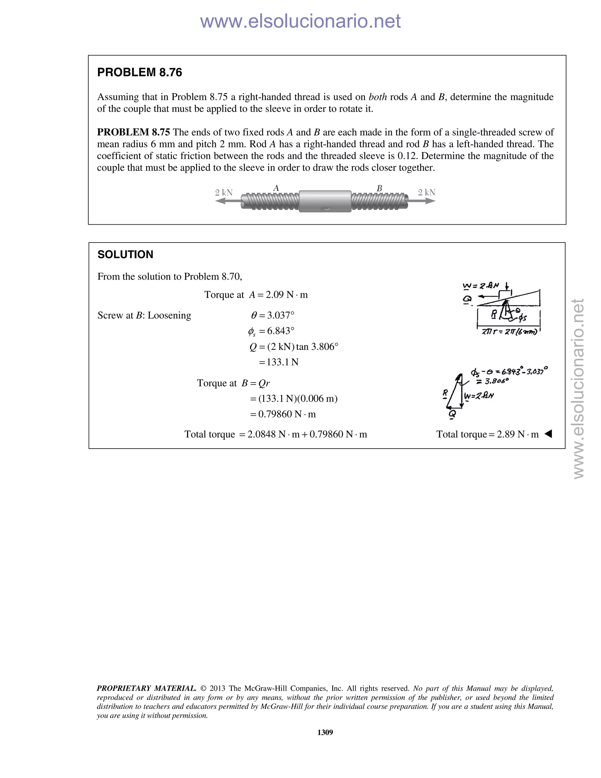 Beer vector mechanics for engineers statics 10th solutions