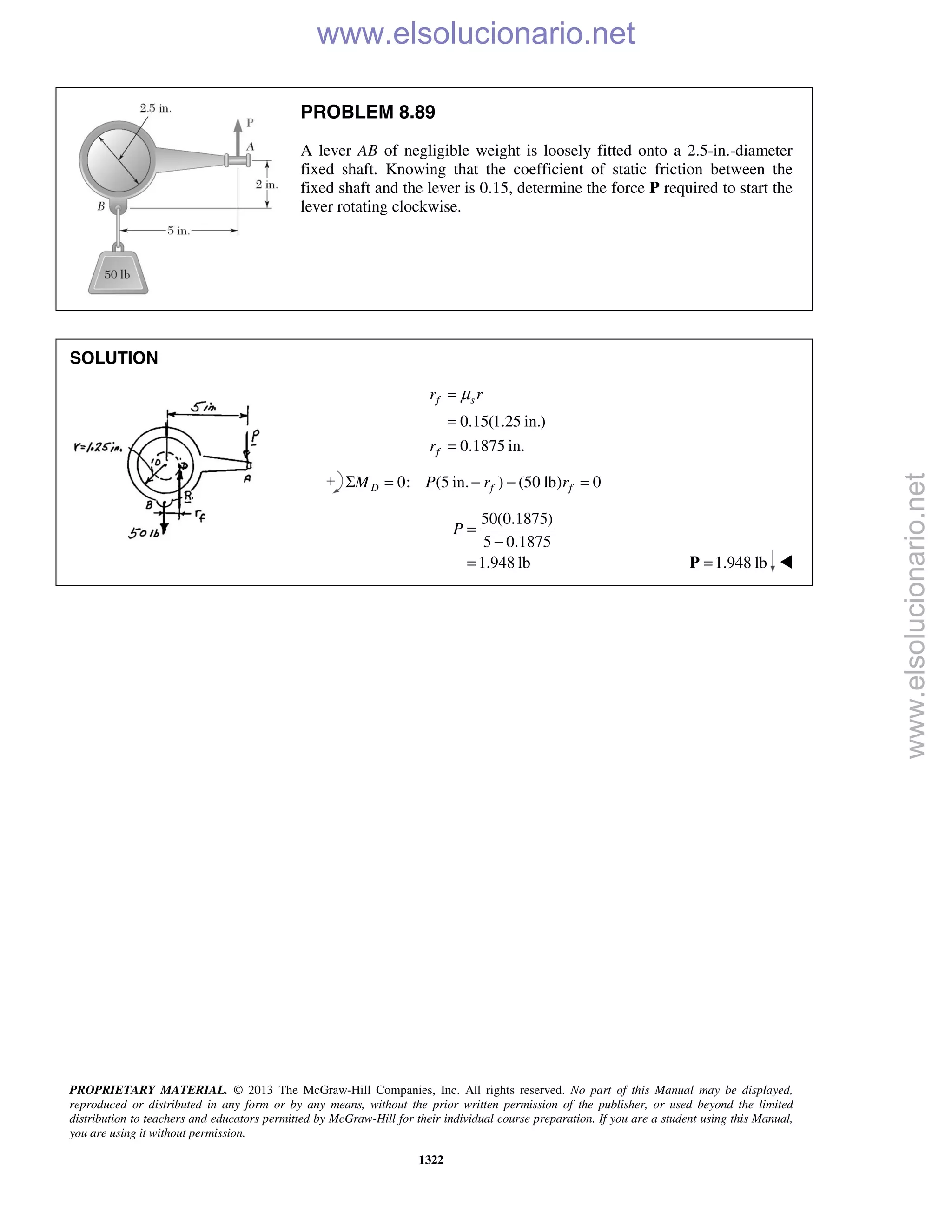 Beer vector mechanics for engineers statics 10th solutions