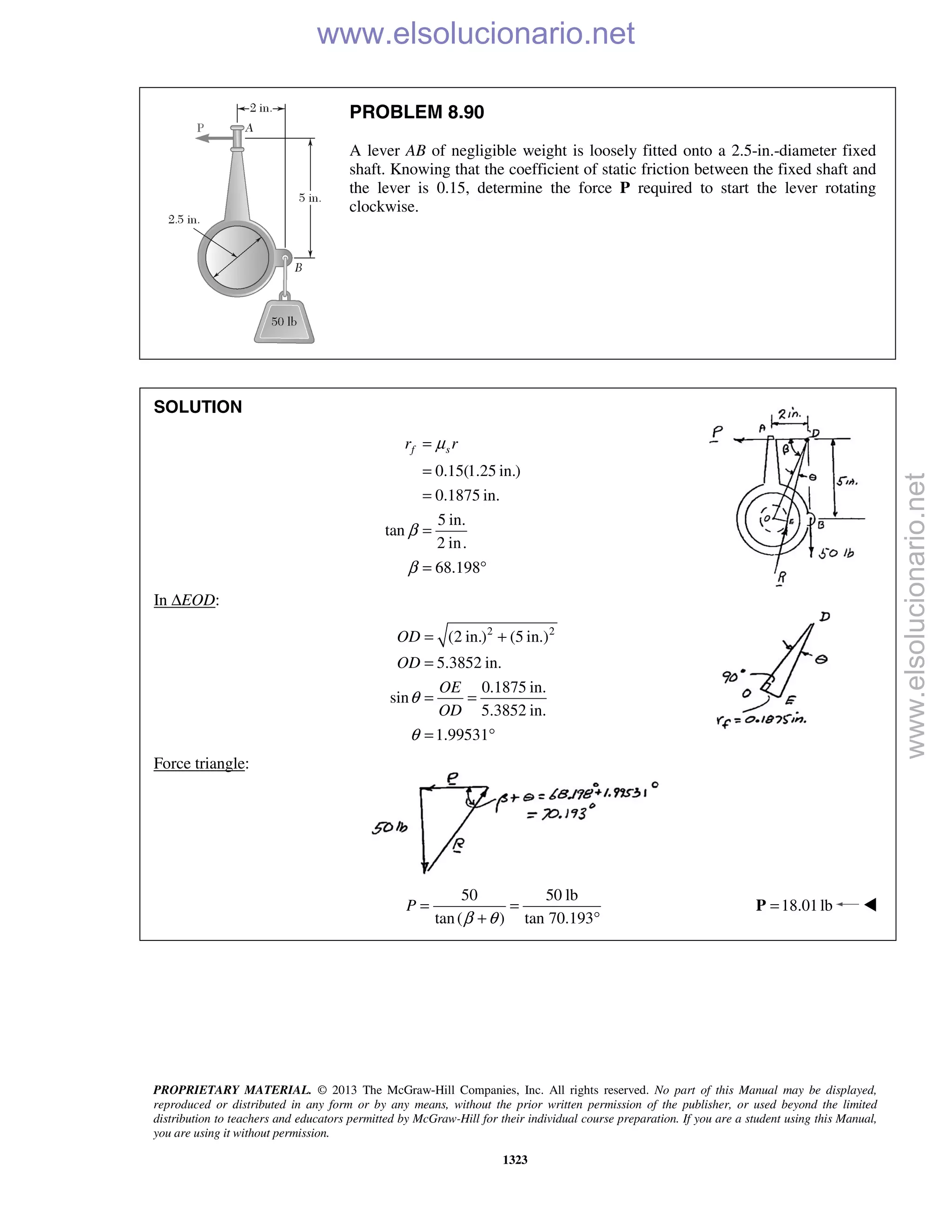 Beer vector mechanics for engineers statics 10th solutions