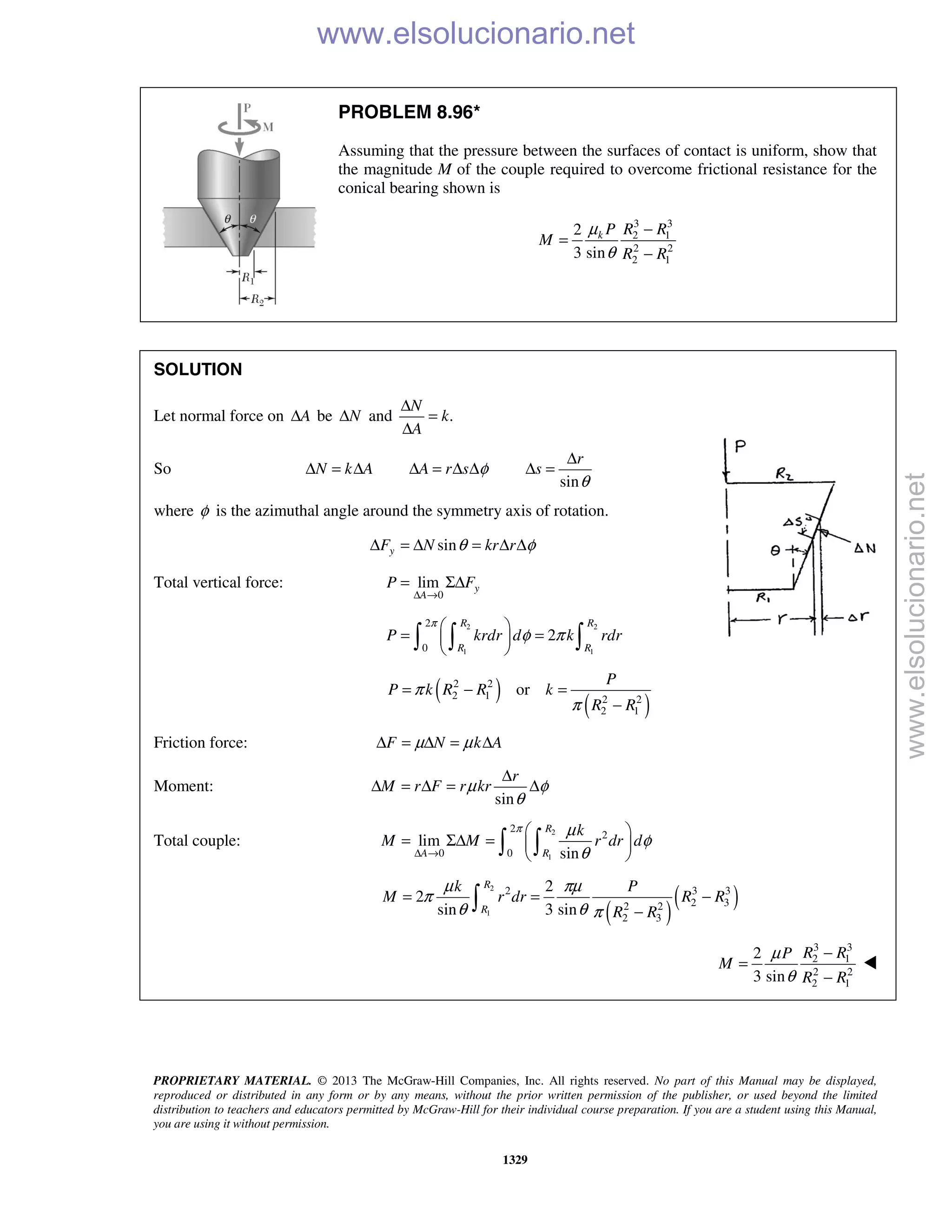 Beer vector mechanics for engineers statics 10th solutions