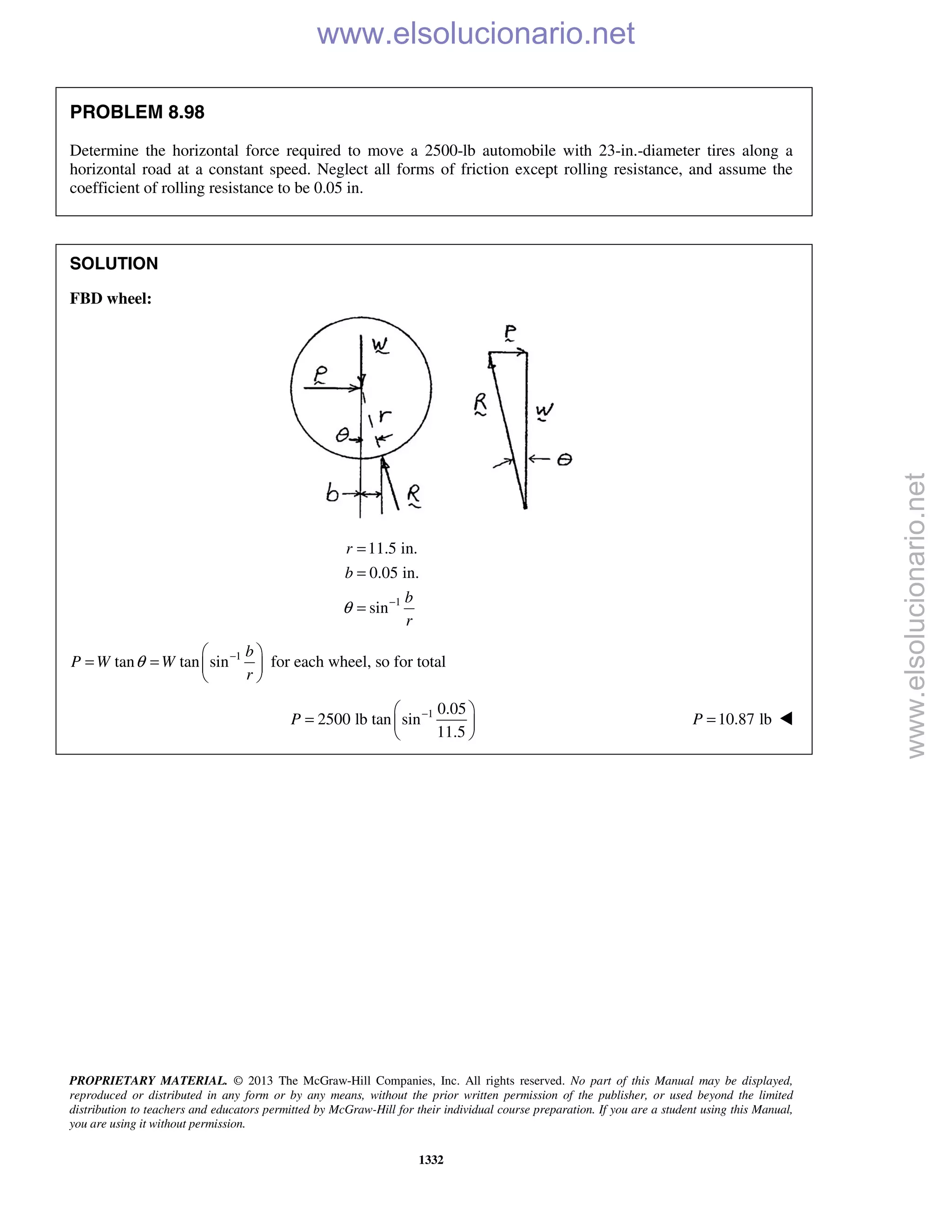 Beer vector mechanics for engineers statics 10th solutions