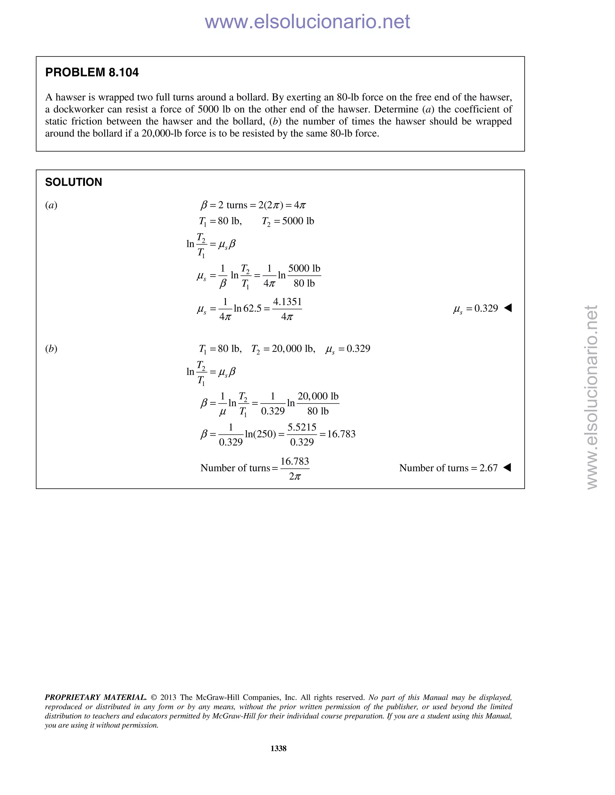 Beer vector mechanics for engineers statics 10th solutions