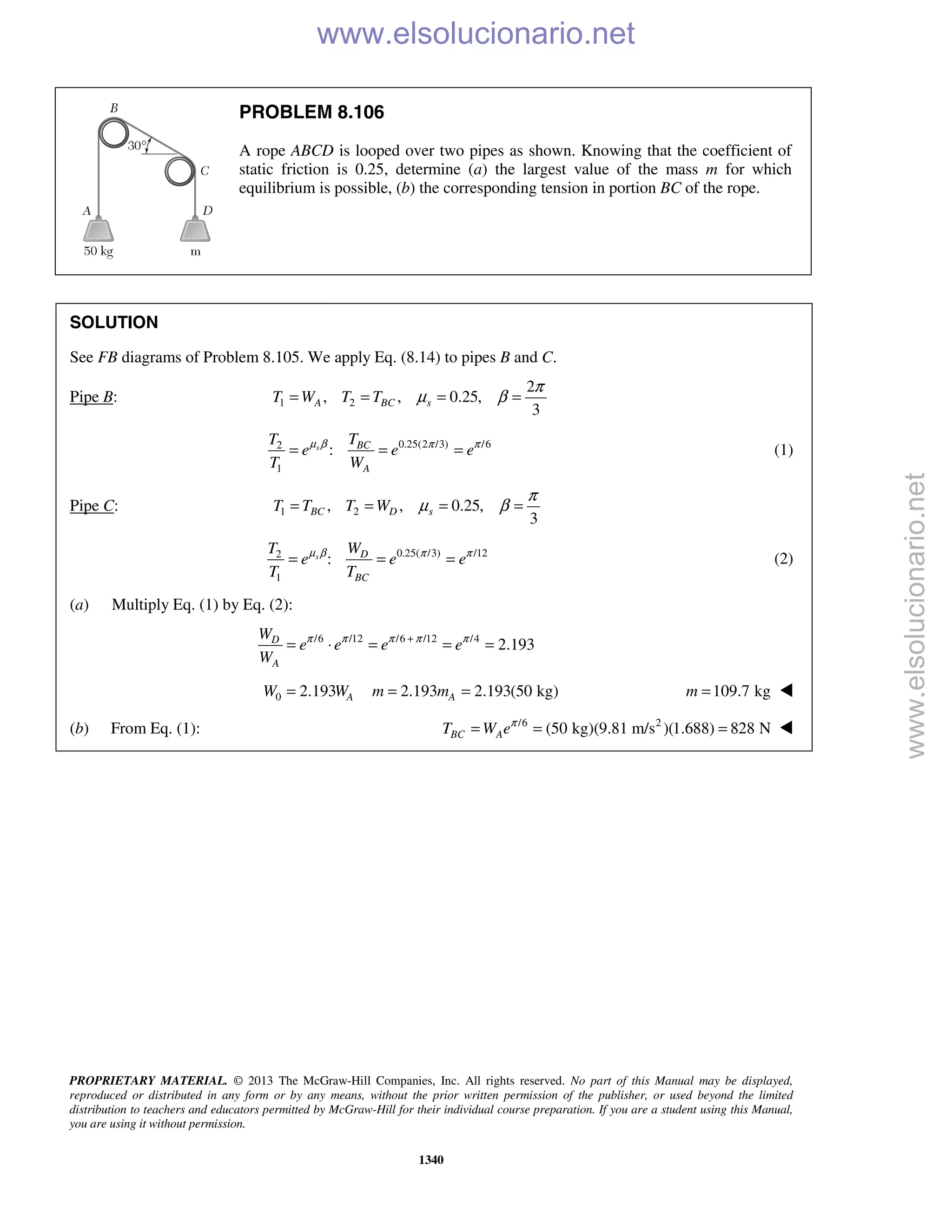 Beer vector mechanics for engineers statics 10th solutions