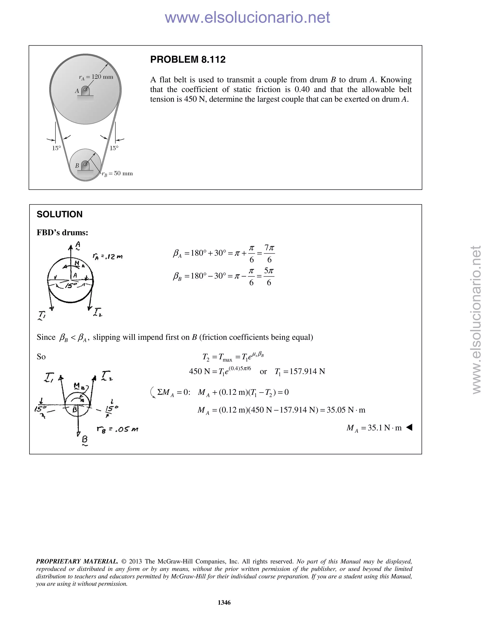 Beer vector mechanics for engineers statics 10th solutions
