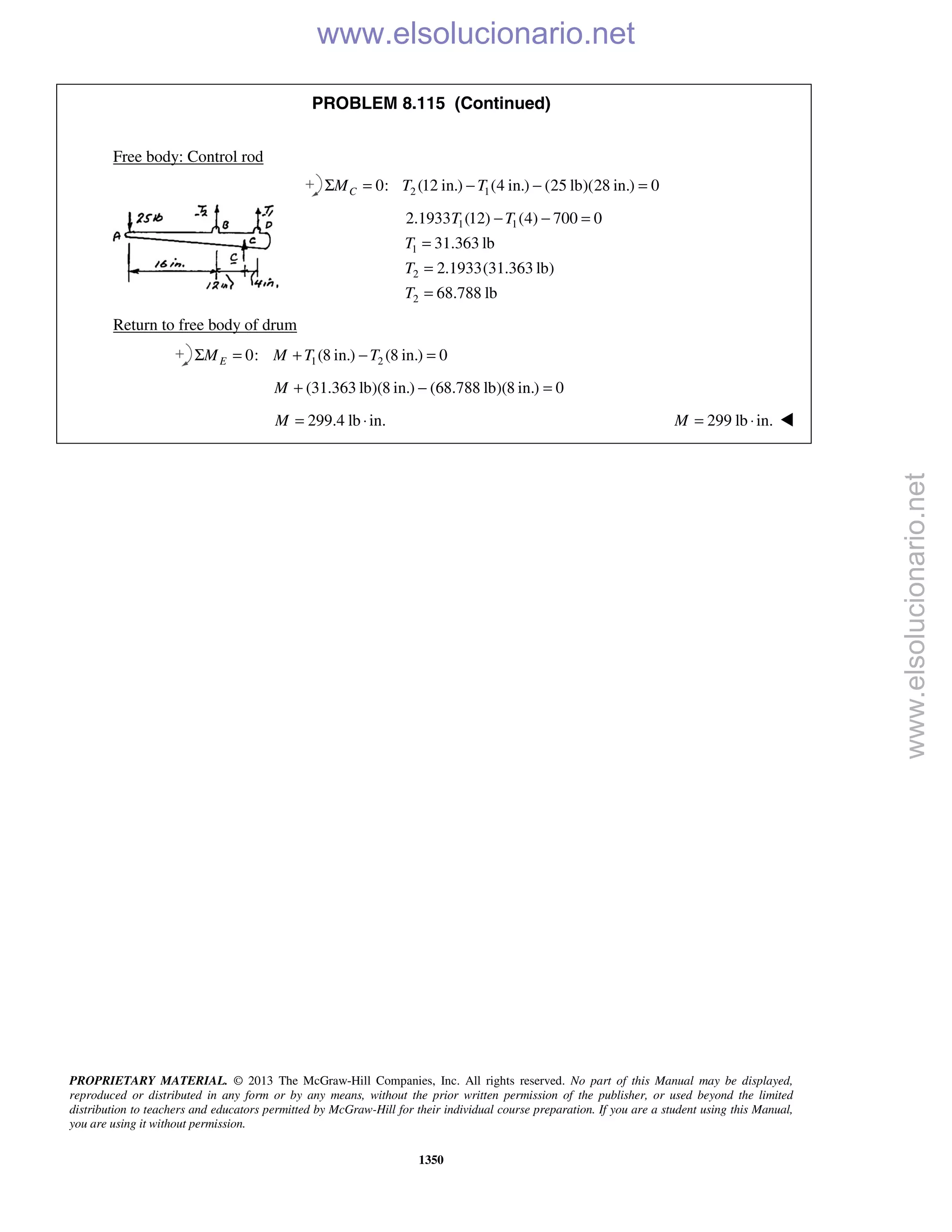 Beer vector mechanics for engineers statics 10th solutions