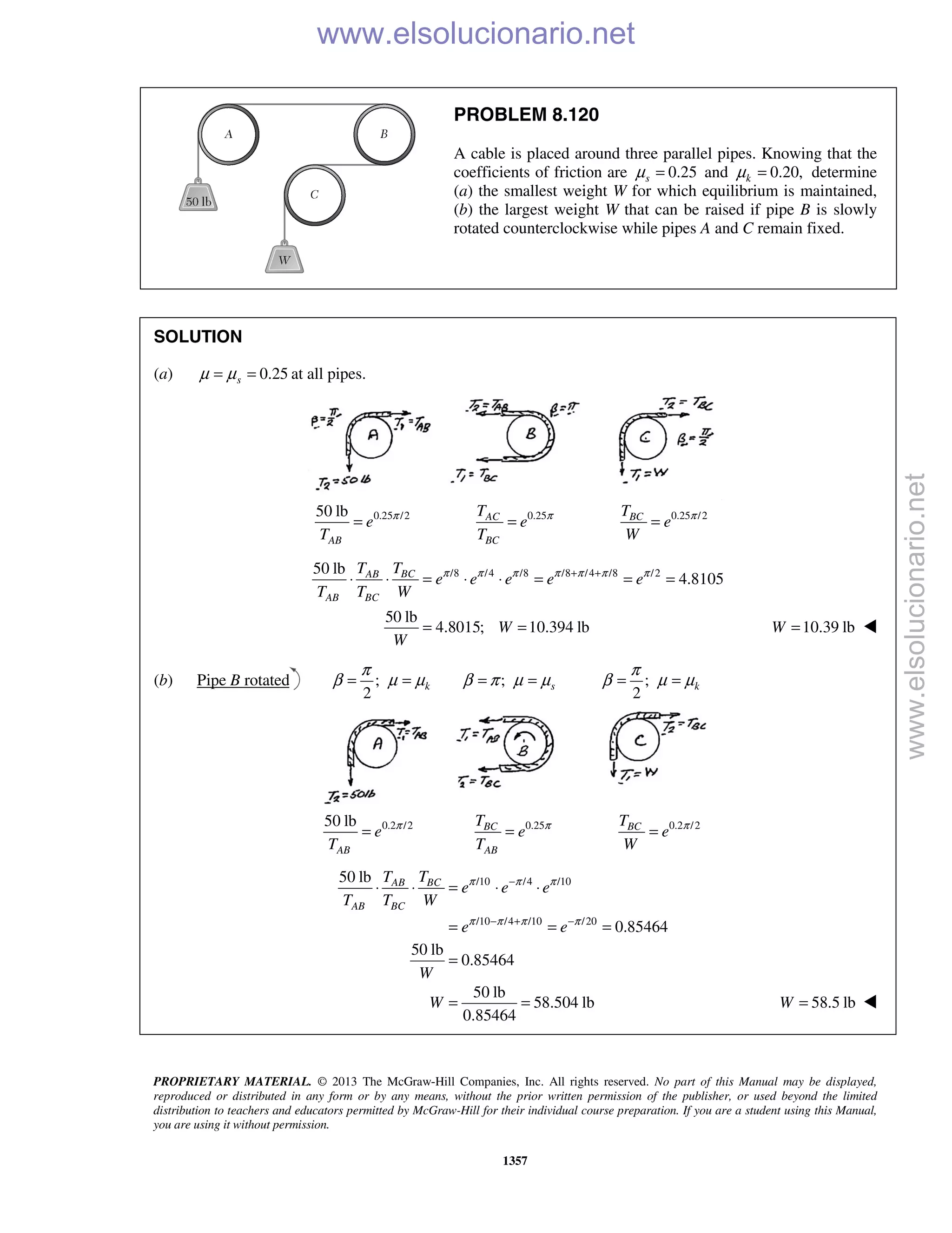 Beer vector mechanics for engineers statics 10th solutions