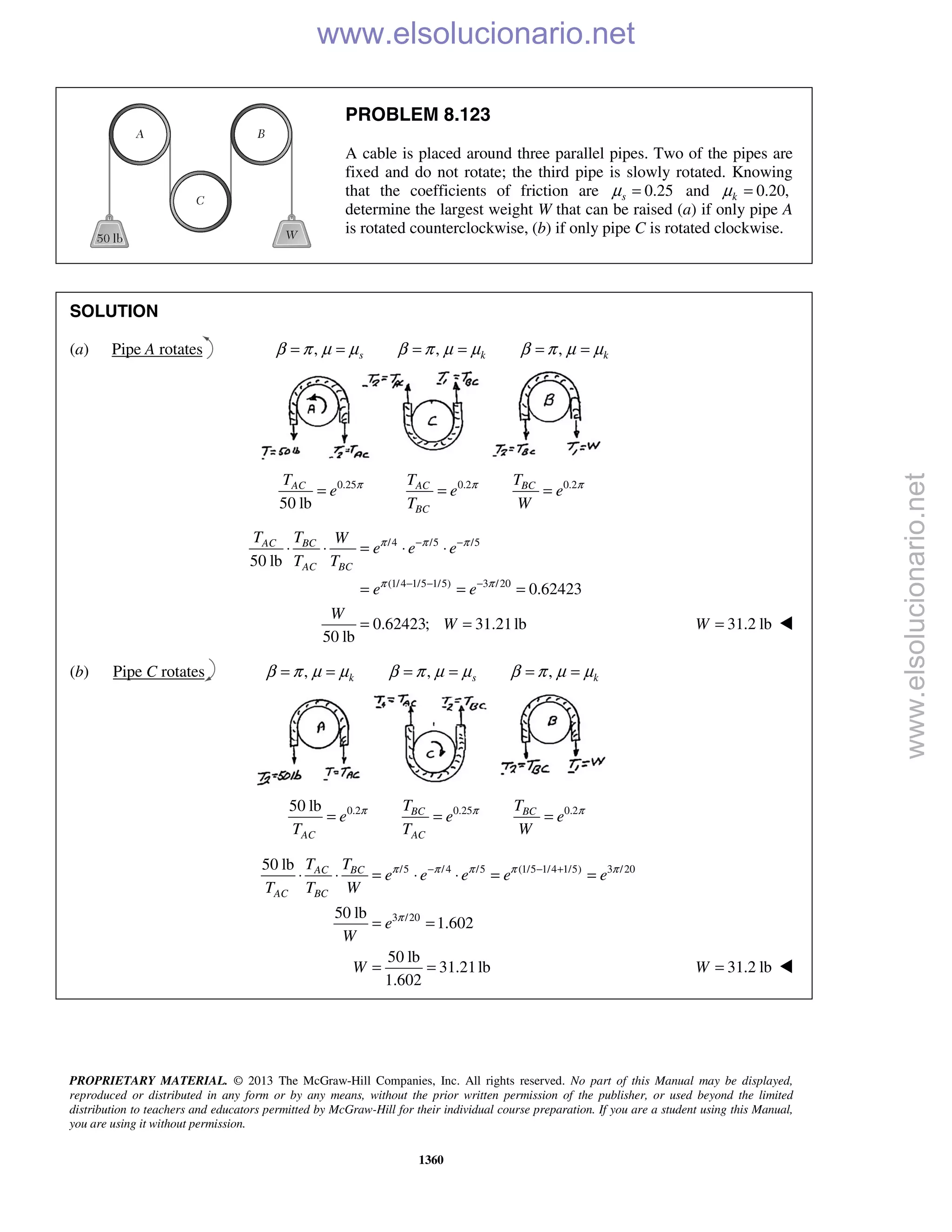 Beer vector mechanics for engineers statics 10th solutions