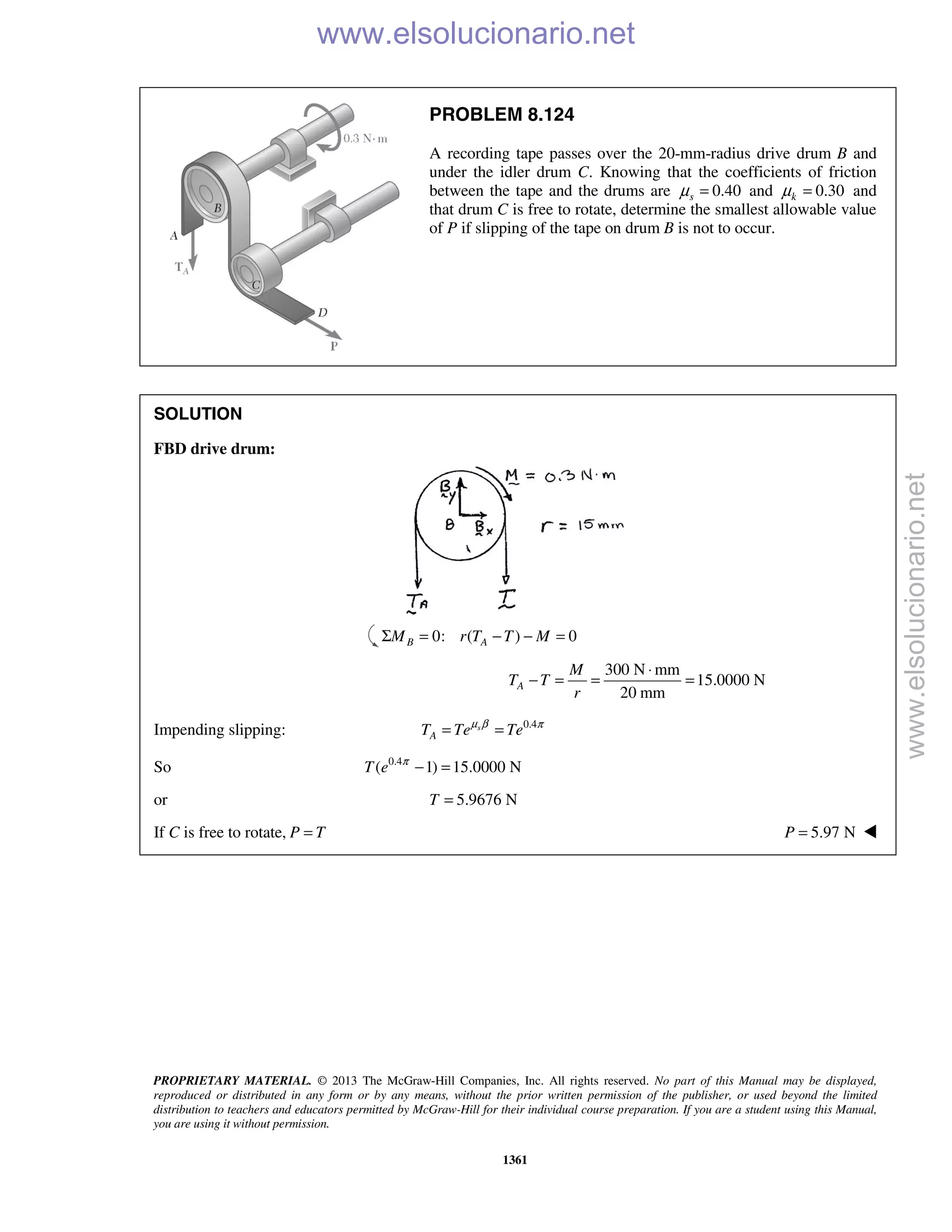 Beer vector mechanics for engineers statics 10th solutions