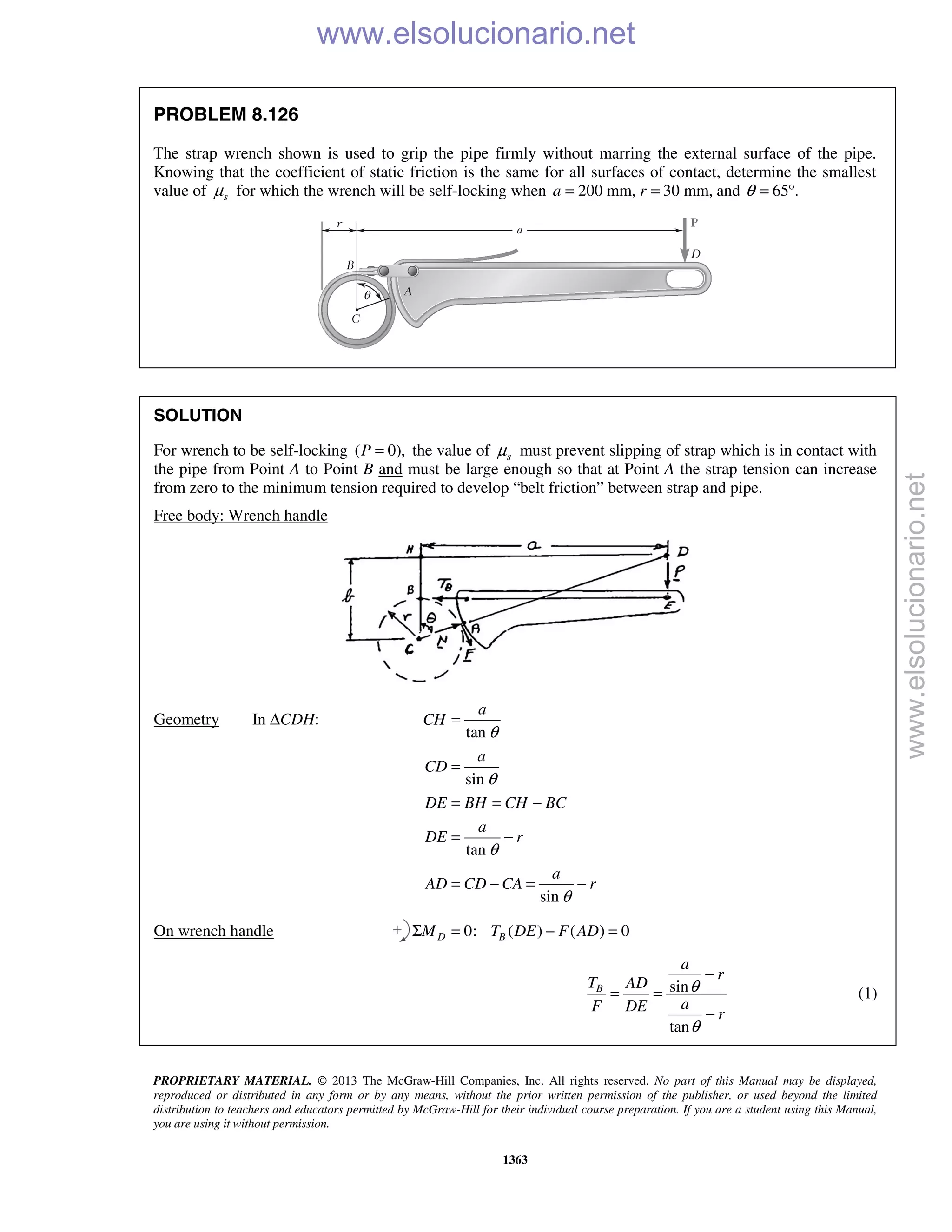 Beer vector mechanics for engineers statics 10th solutions